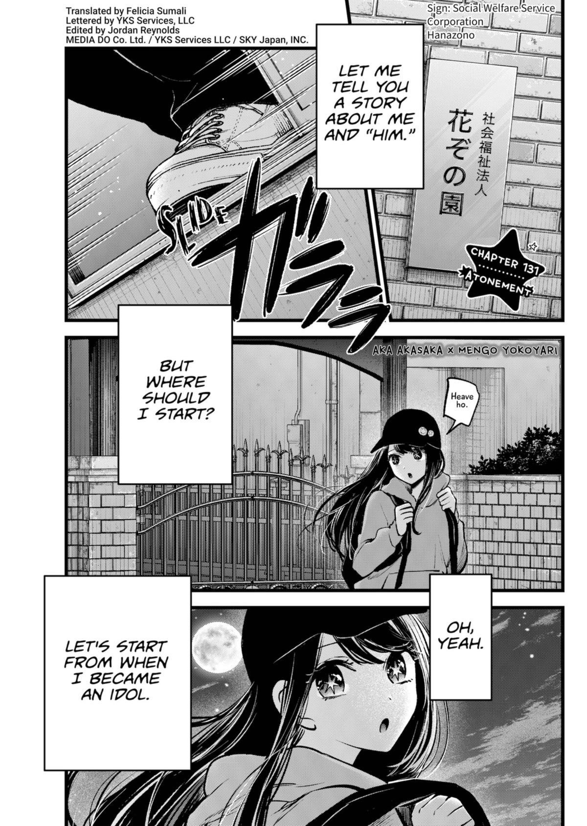 Oshi no Ko Chapter 131 page 2 - Chapter 131: Atonement