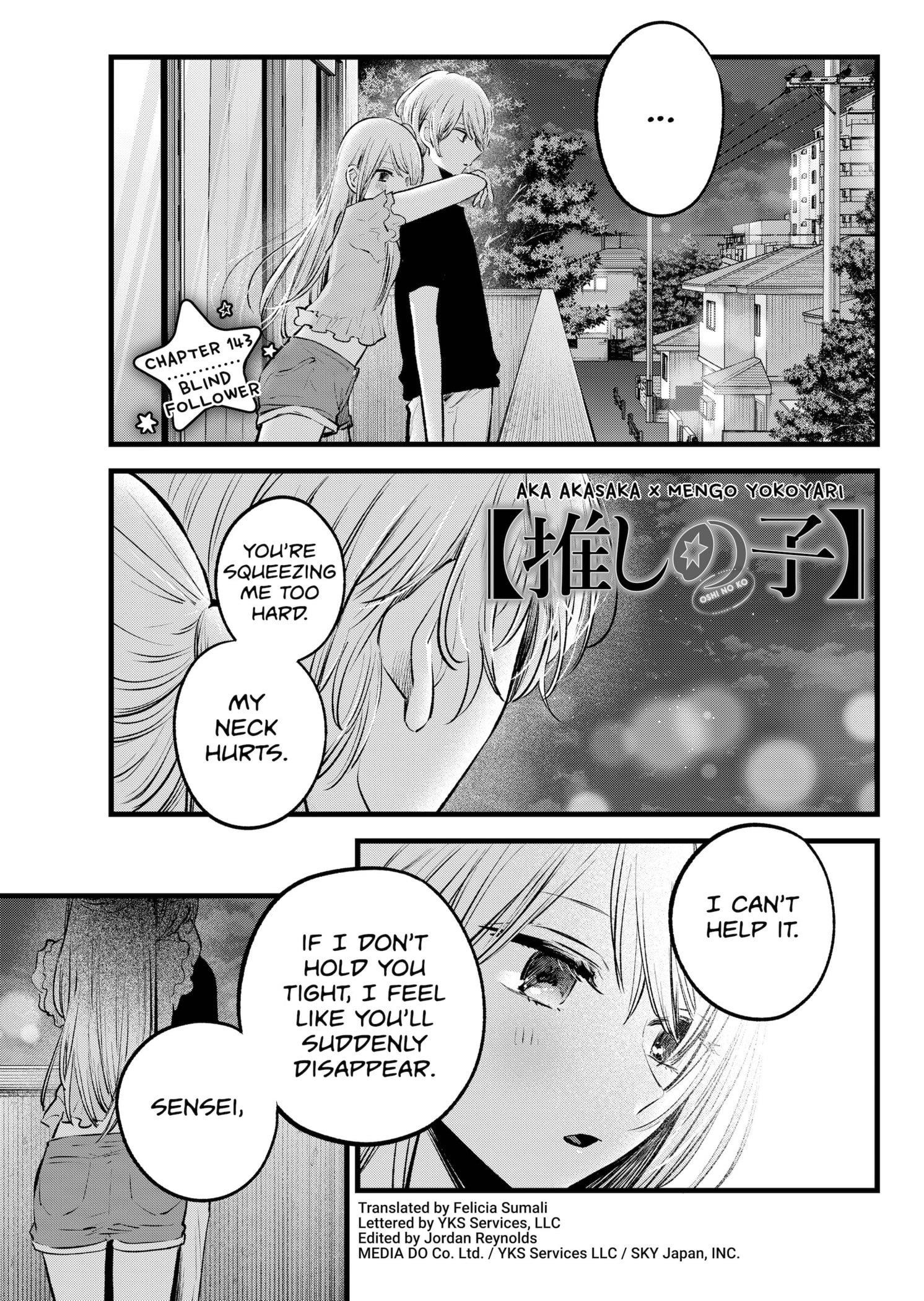 Oshi no Ko Chapter 143 page 1 - Chapter 143: Blind Follower