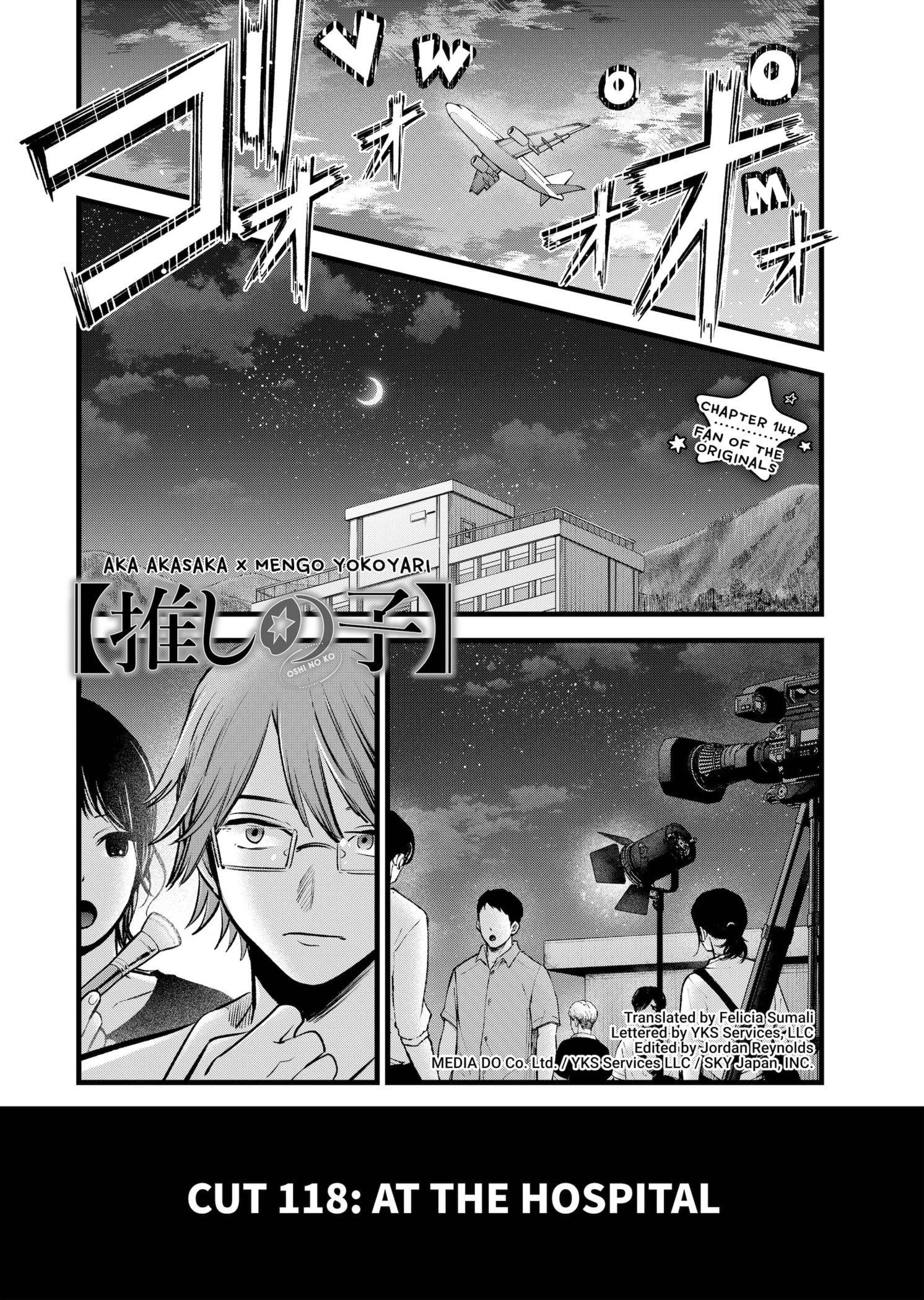 Oshi no Ko Chapter 144 page 1 - Chapter 144: Fan of the Originals