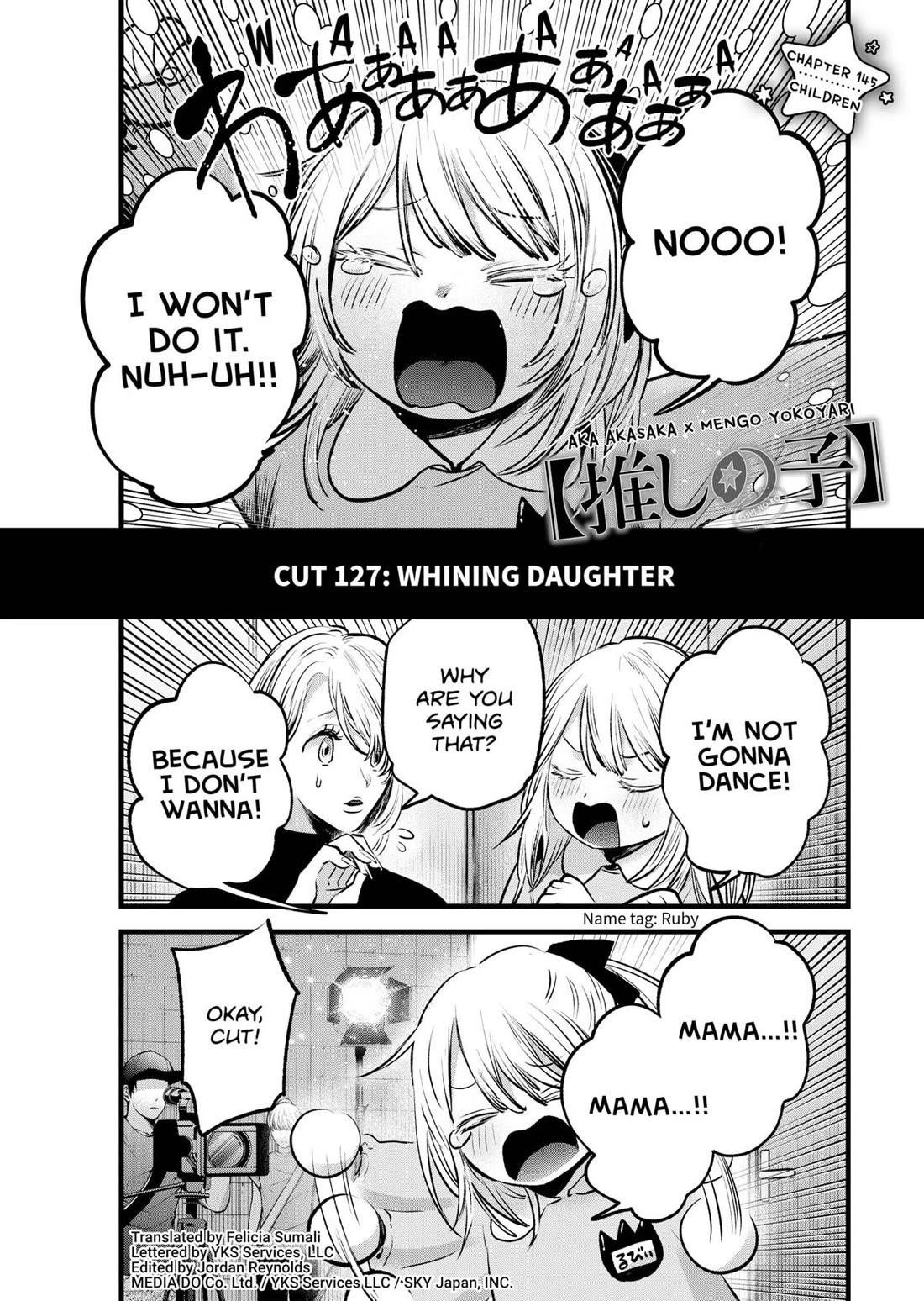 Oshi no Ko Chapter 145 page 1 - Chapter 145: Children