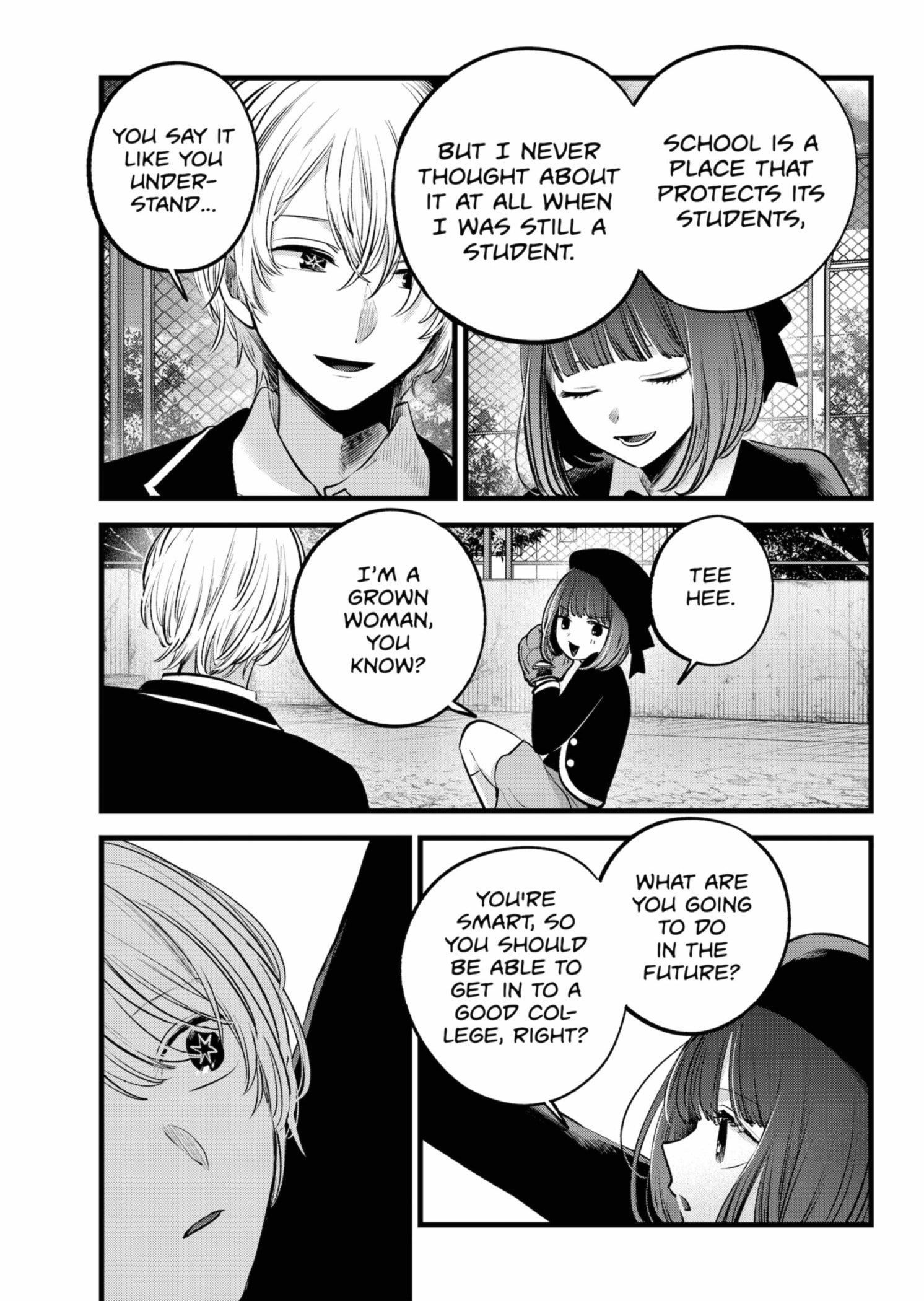Oshi no Ko Chapter 151 page 9 - Chapter 151: Catch Ball