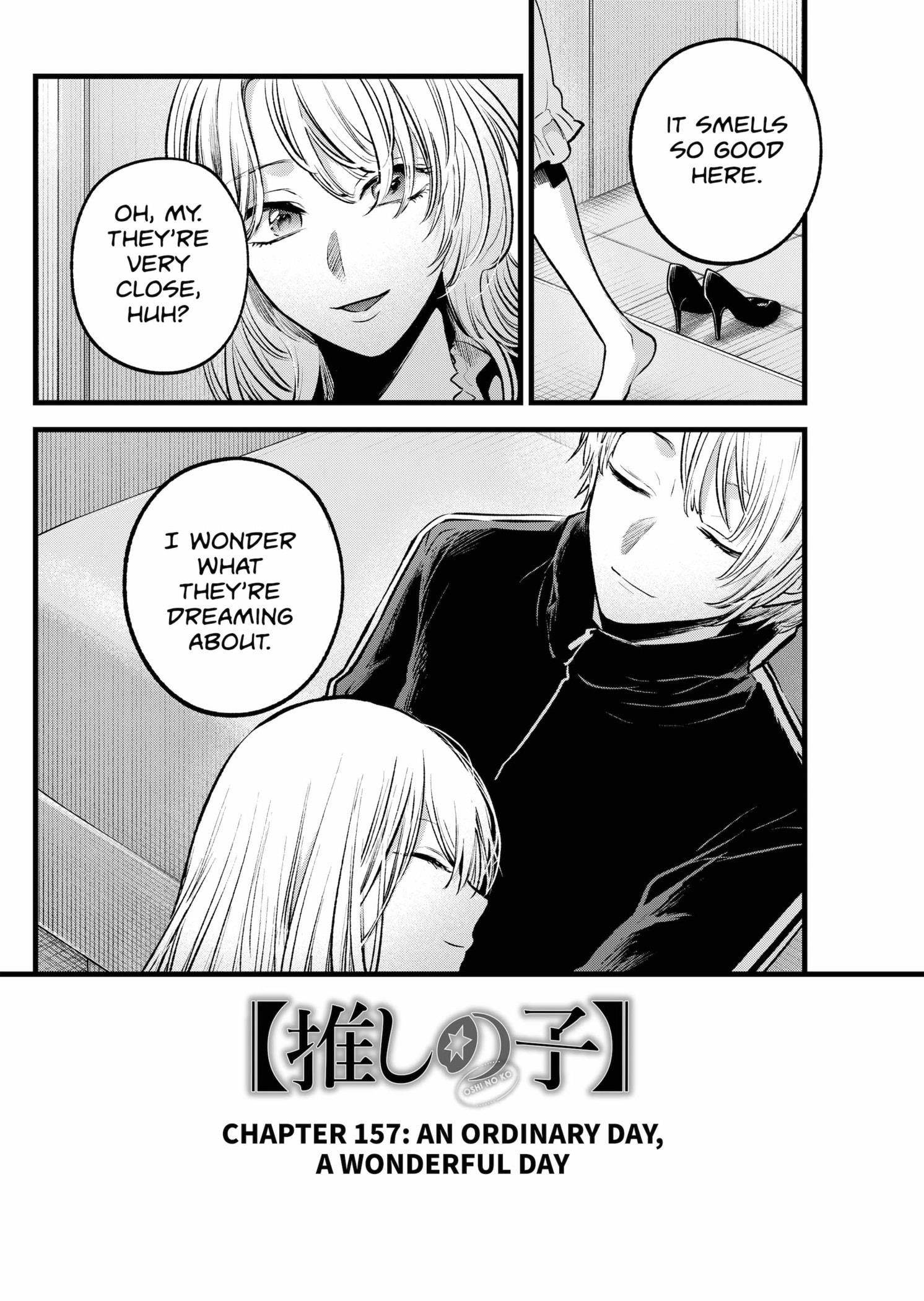 Oshi no Ko Chapter 157 page 18 - Chapter 157: An Ordinary Day, A Wonderful Day