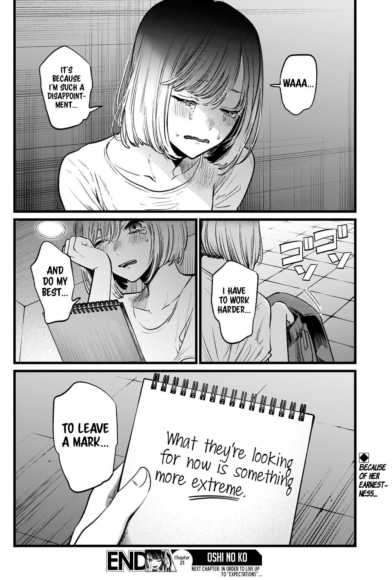 Oshi no Ko Chapter 23 page 18 - Chapter 23: A Mark