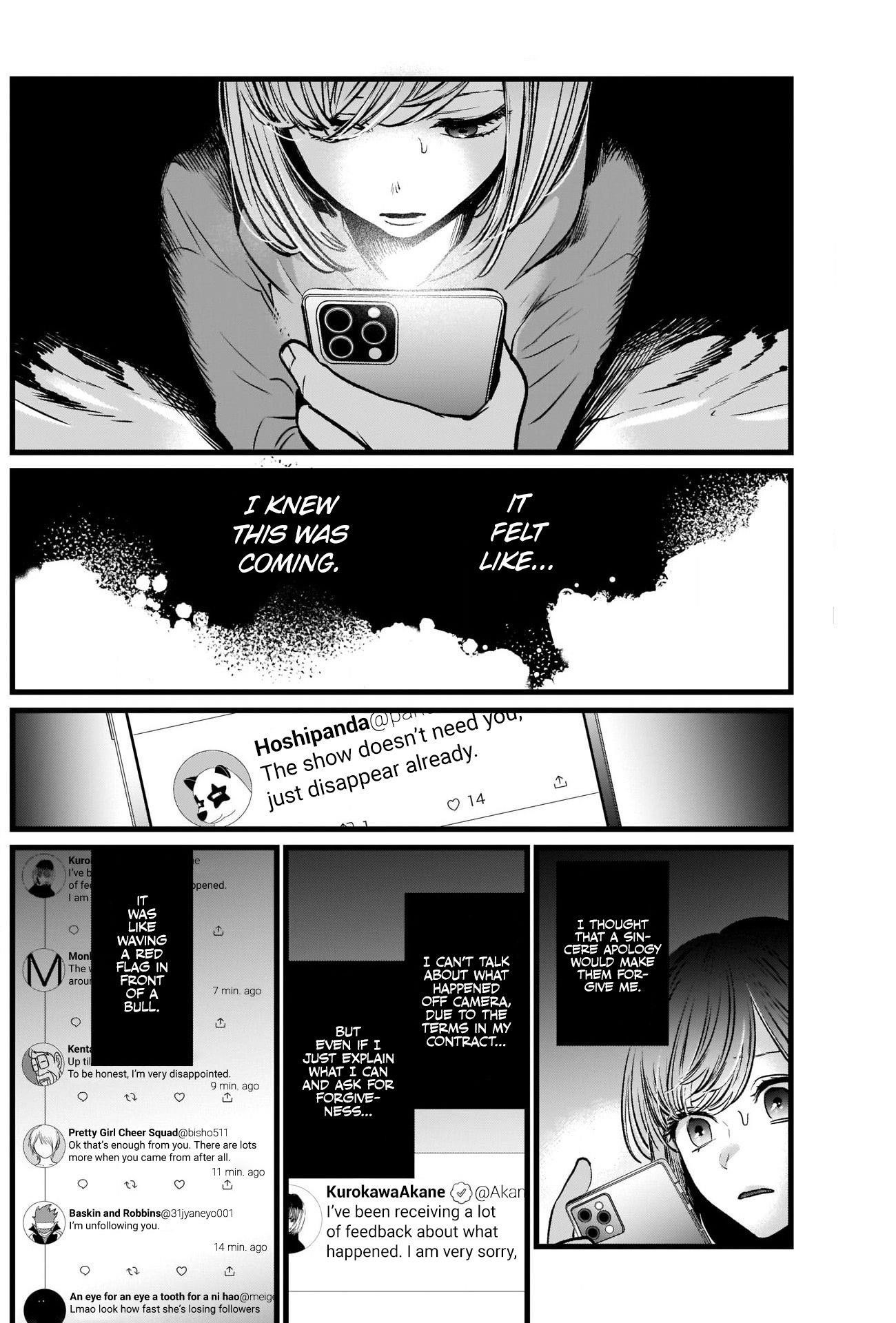 Oshi no Ko Chapter 25 page 2 - Chapter 25: Up in Flames