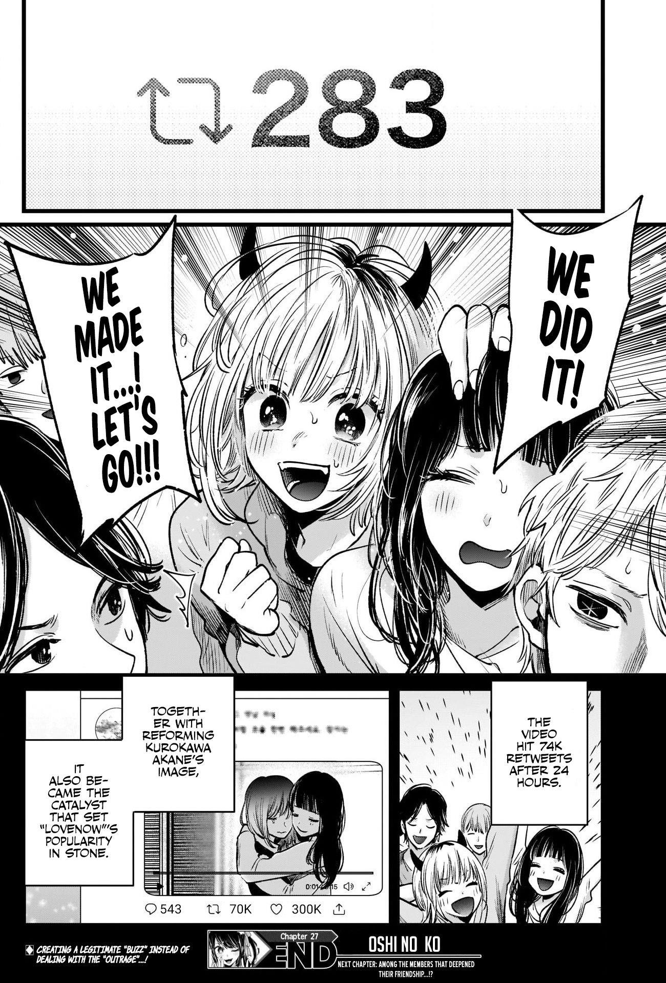 Oshi no Ko Chapter 27 page 18 - Chapter 27: Viral
