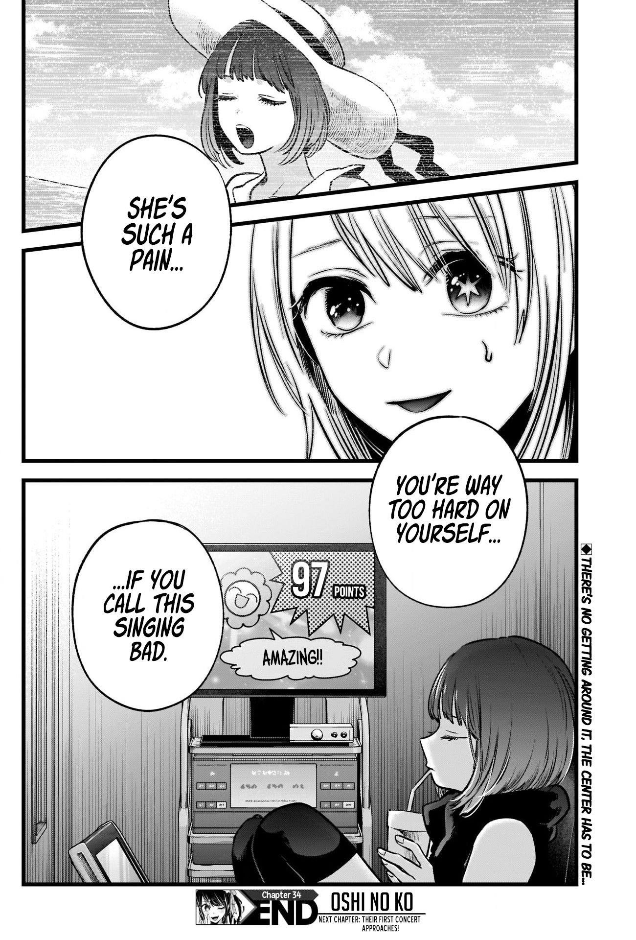 Oshi no Ko Chapter 34 page 18 - Chapter 34: Center