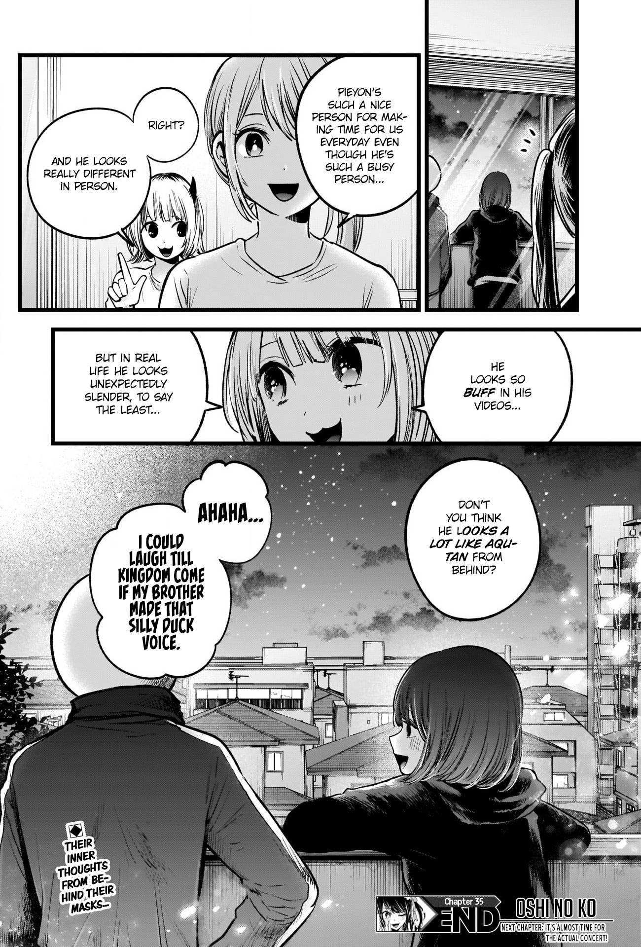 Oshi no Ko Chapter 35 page 18 - Chapter 35: Responsible