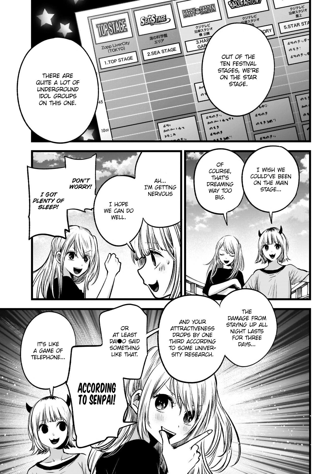 Oshi no Ko Chapter 36 page 17 - Chapter 36: The Night Before