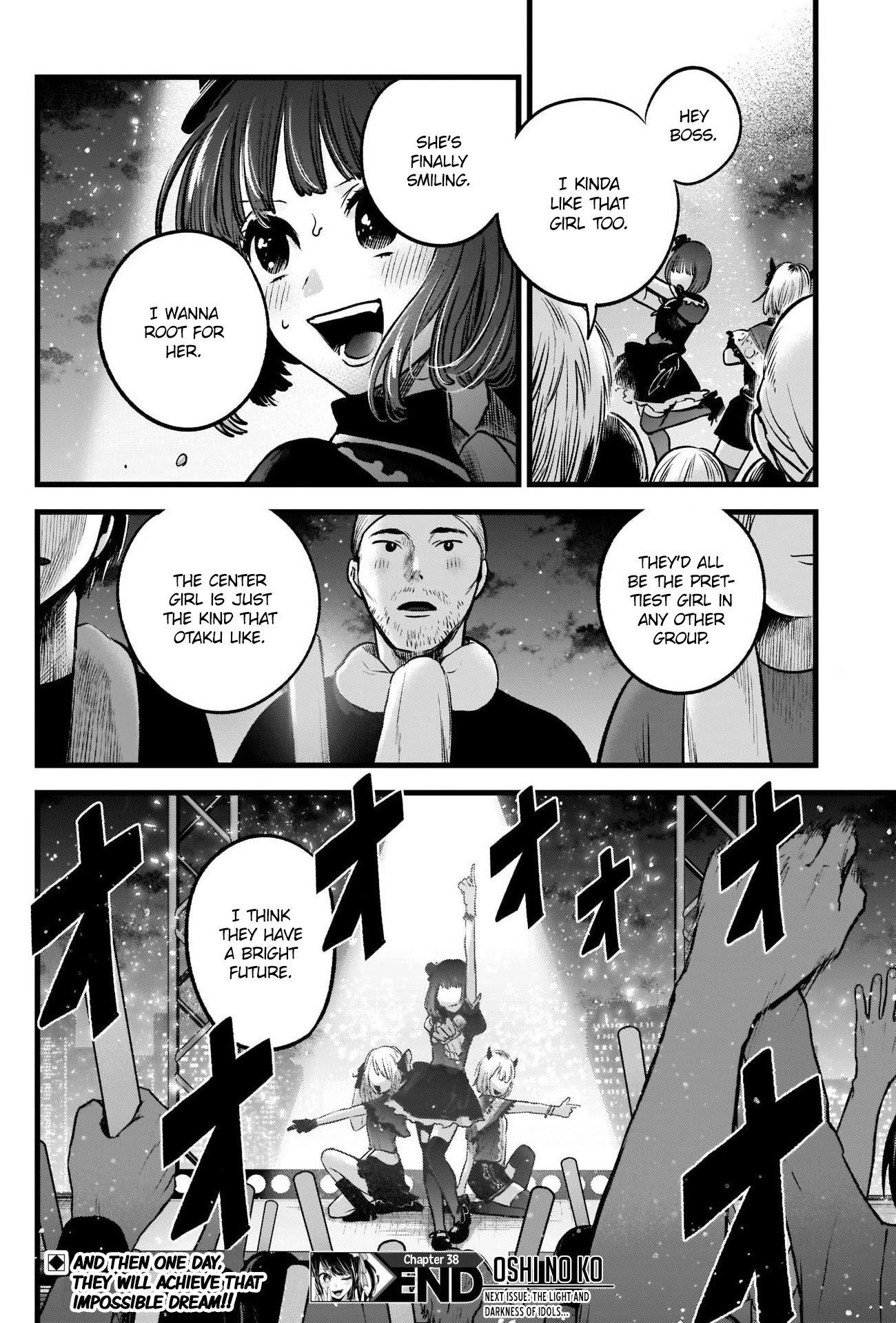 Oshi no Ko Chapter 38 page 18 - Chapter 38: Group Fan