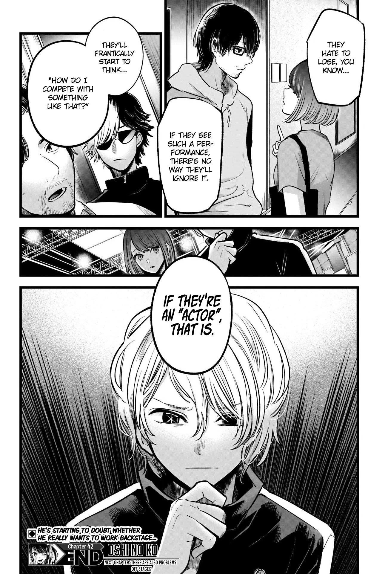 Oshi no Ko Chapter 42 page 19 - Chapter 42: Read-Through
