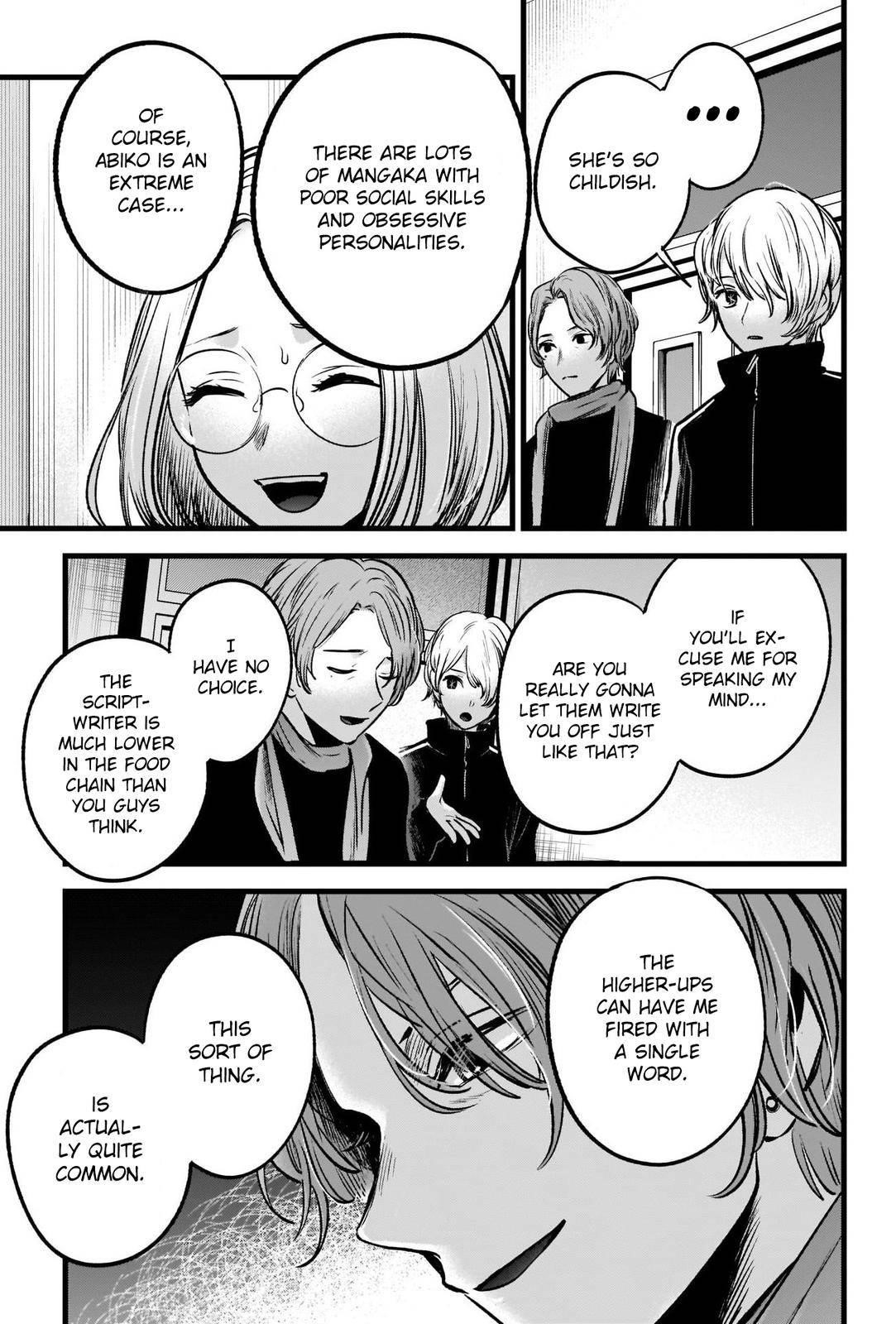 Oshi no Ko Chapter 45 page 14 - Chapter 45: The Telephone Game