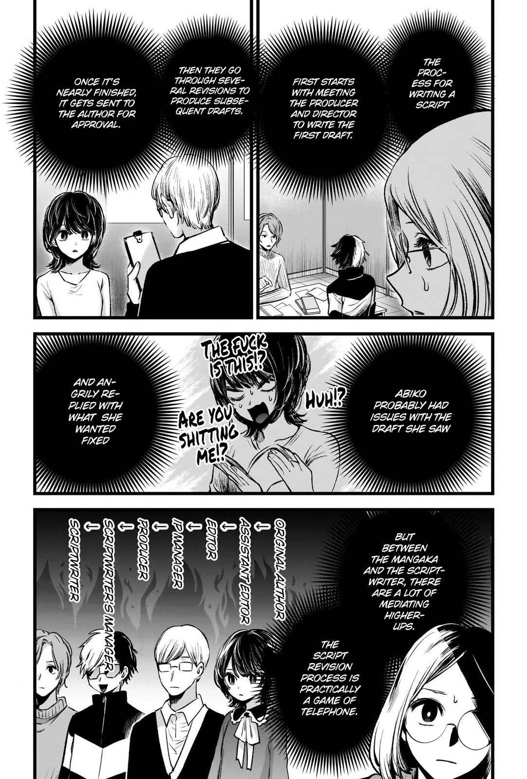 Oshi no Ko Chapter 45 page 8 - Chapter 45: The Telephone Game