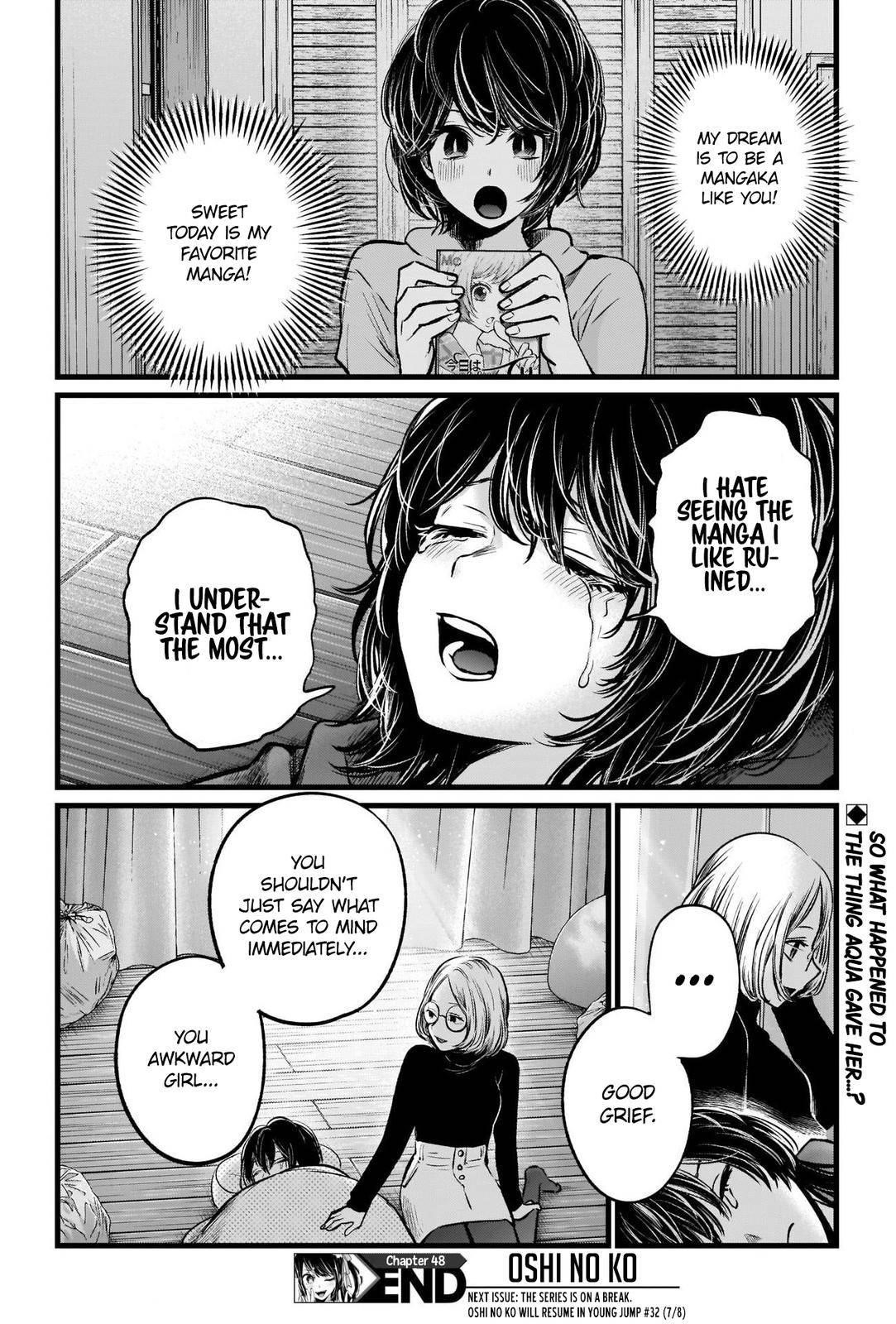 Oshi no Ko Chapter 48 page 18 - Chapter 48: Crunch Time