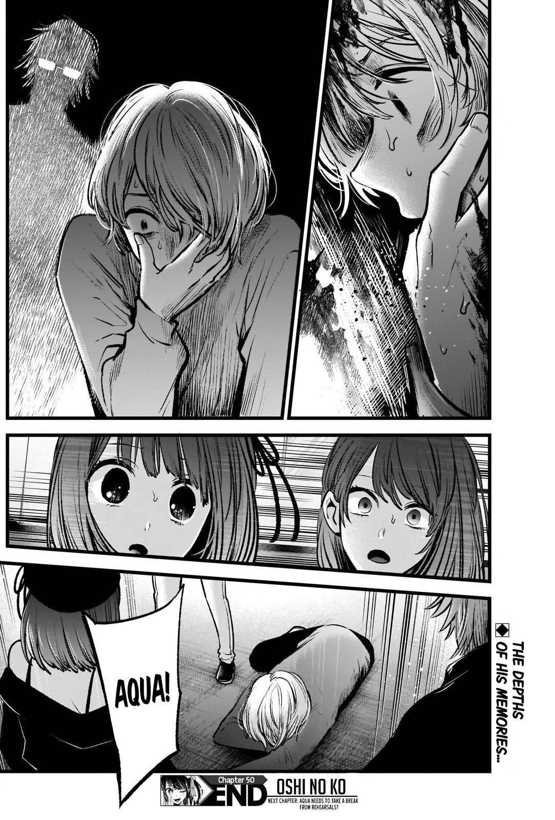 Oshi no Ko Chapter 50 page 17 - Chapter 50: Emotional Acting