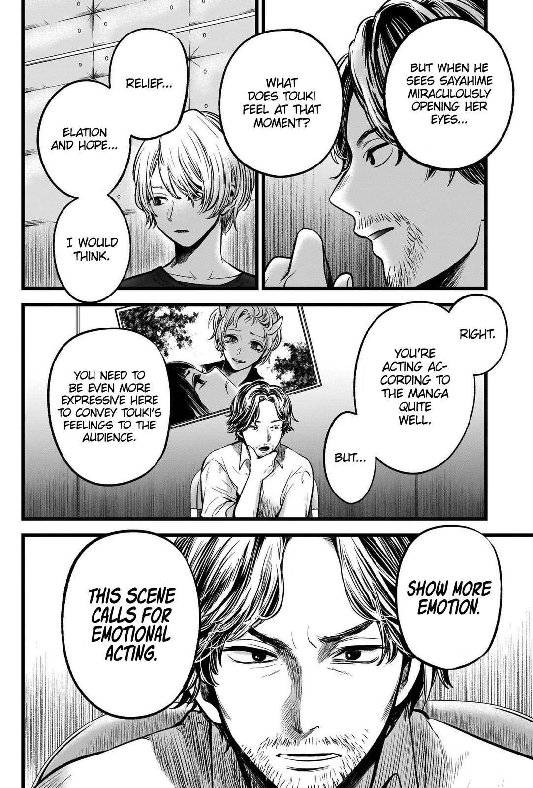 Oshi no Ko Chapter 50 page 6 - Chapter 50: Emotional Acting