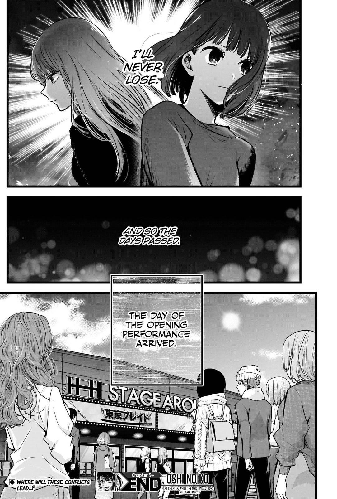 Oshi no Ko Chapter 54 page 18 - Chapter 54: Point of Contention