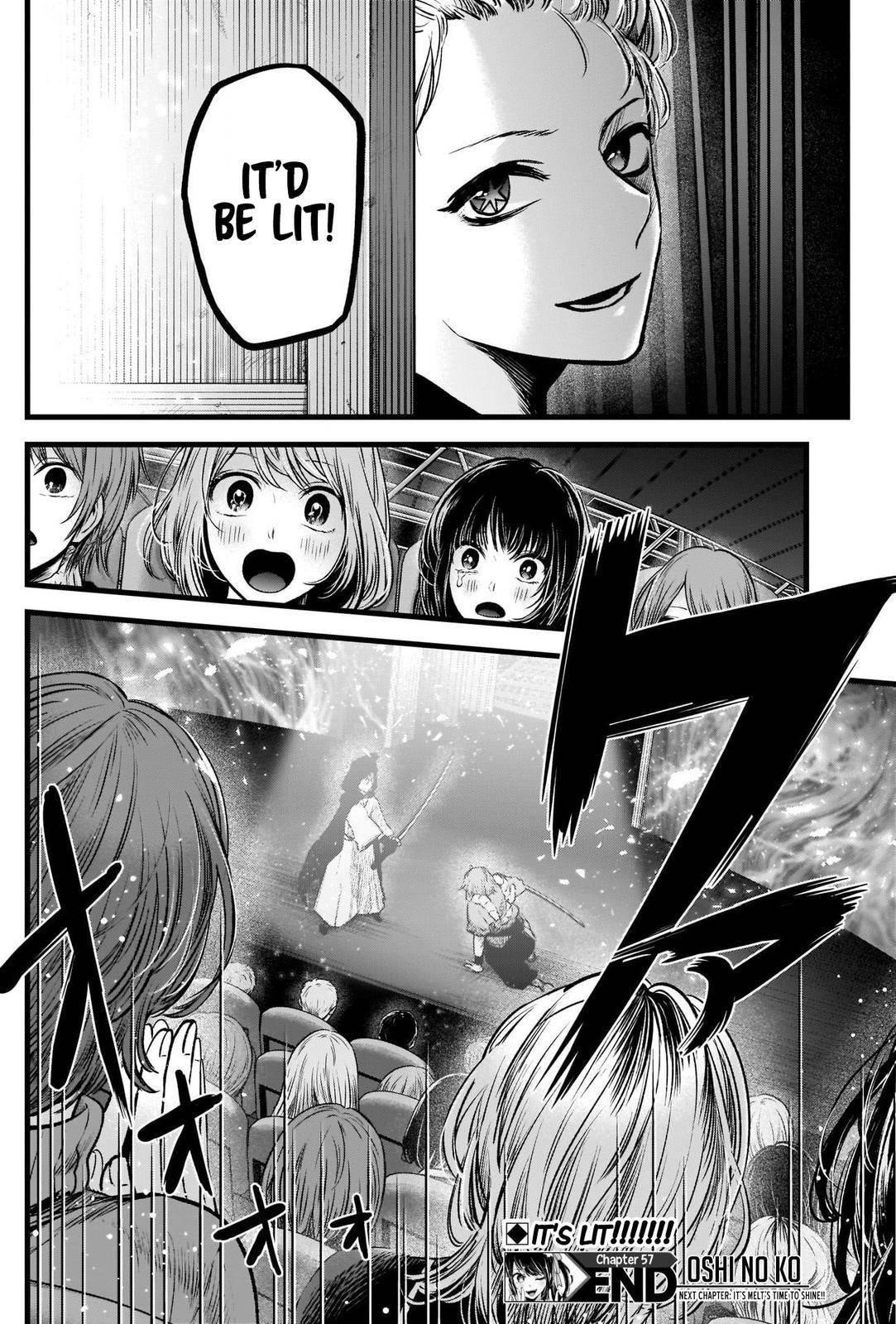 Oshi no Ko Chapter 57 page 18 - Chapter 57: Lousy