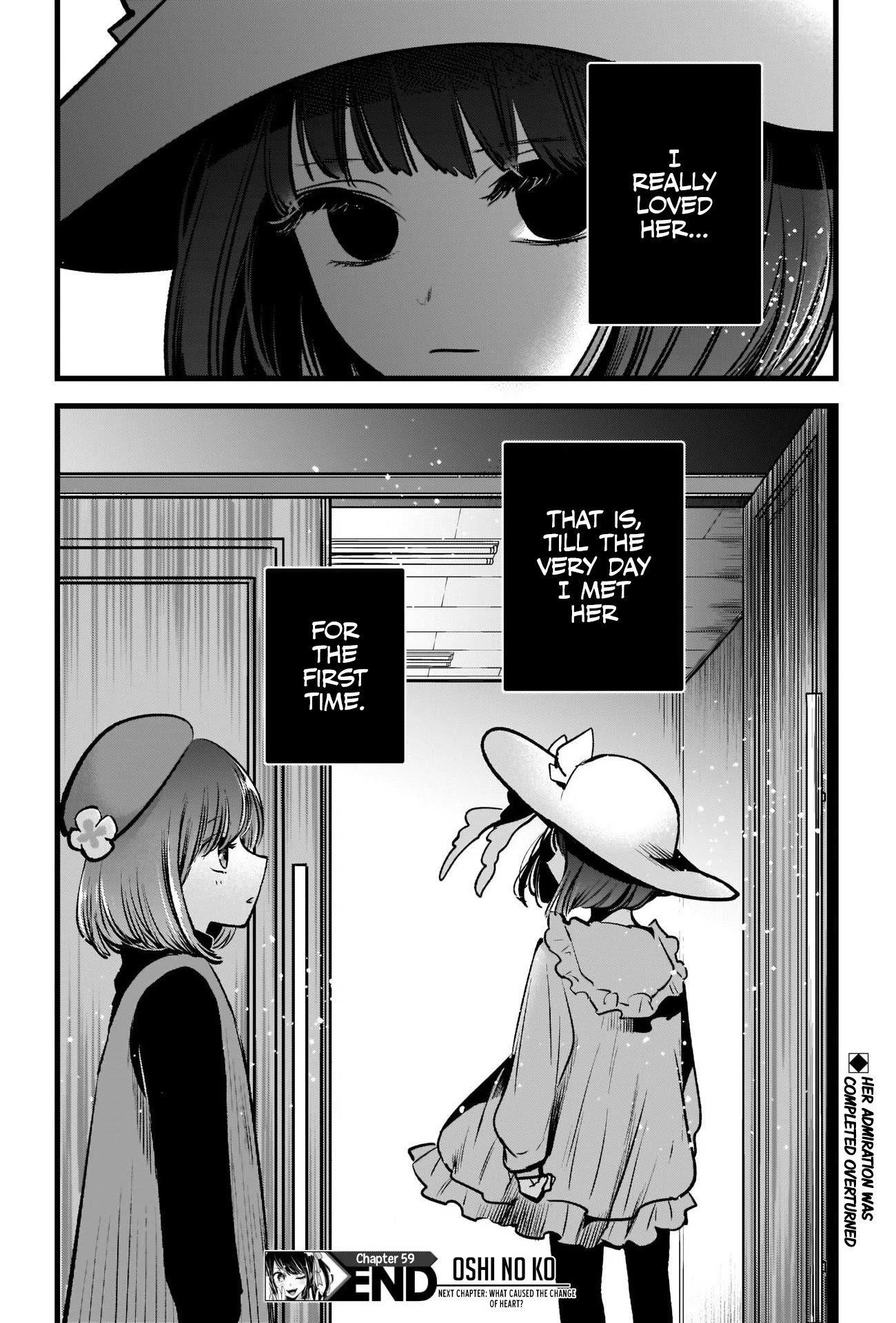 Oshi no Ko Chapter 59 page 18 - Chapter 59: Aspiration