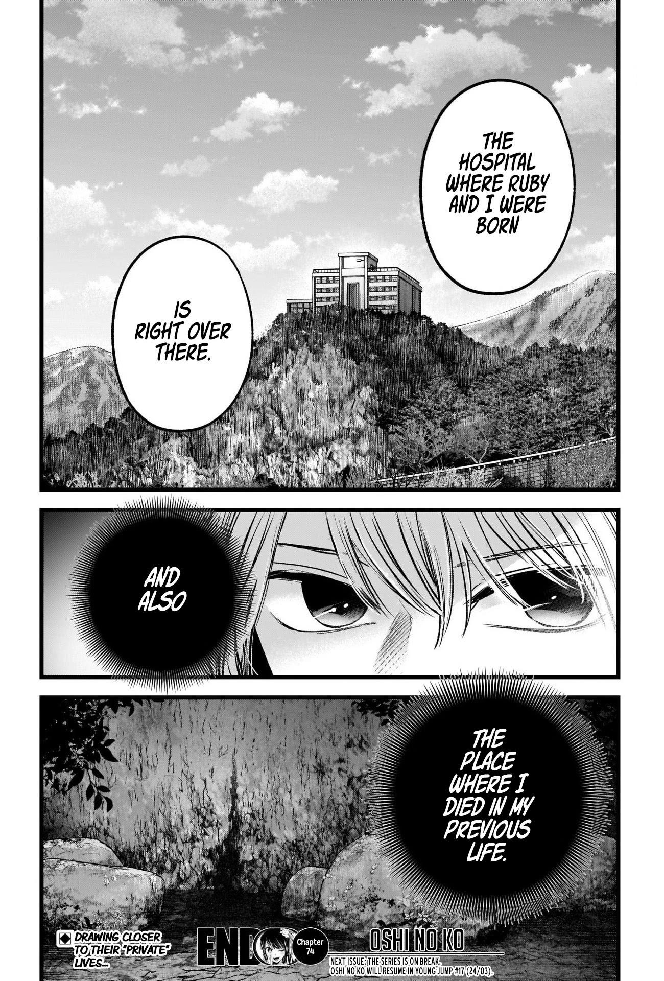 Oshi no Ko Chapter 74 page 18 - Chapter 74: Takachiho