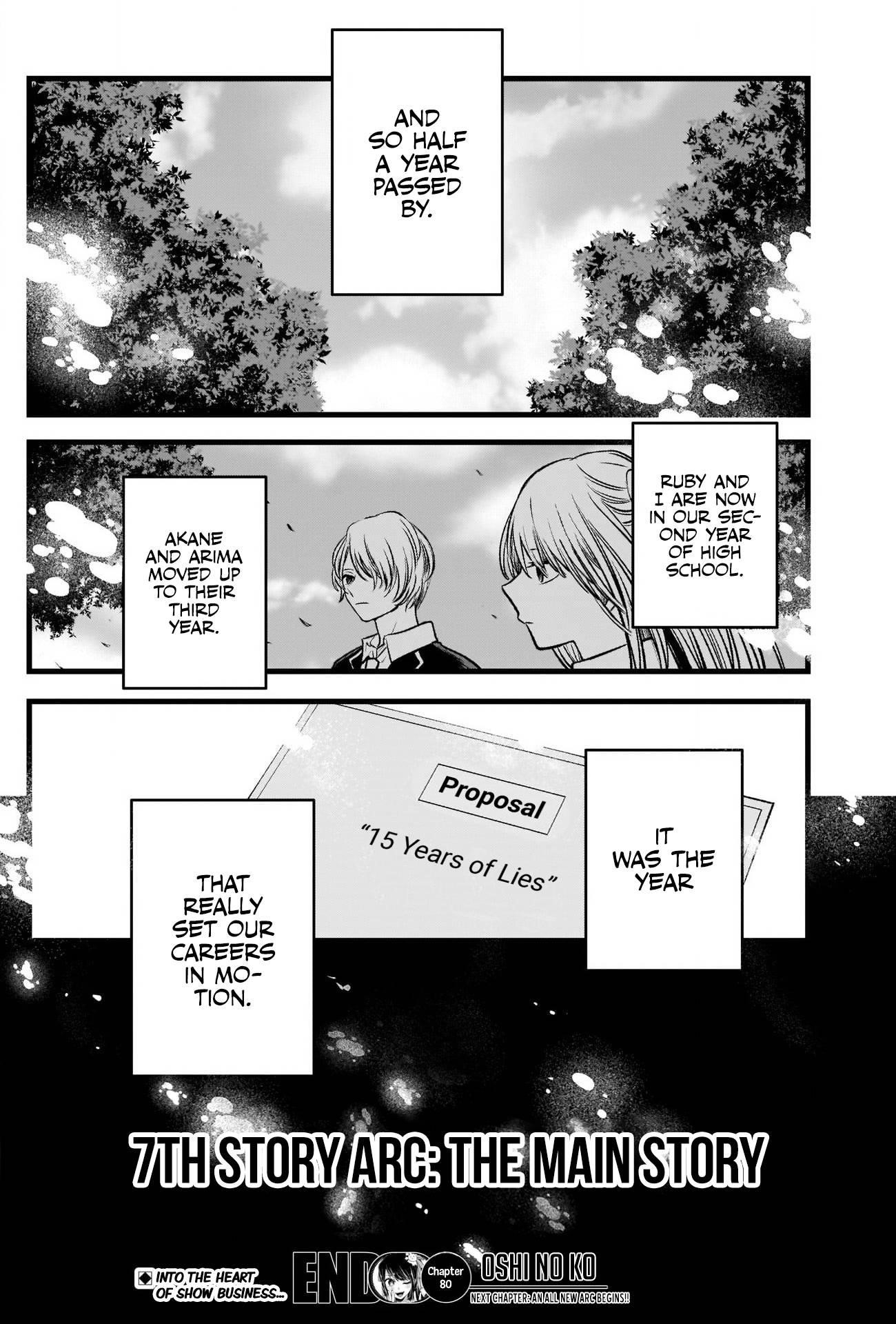 Oshi no Ko Chapter 80 page 18 - Chapter 80: Wishes