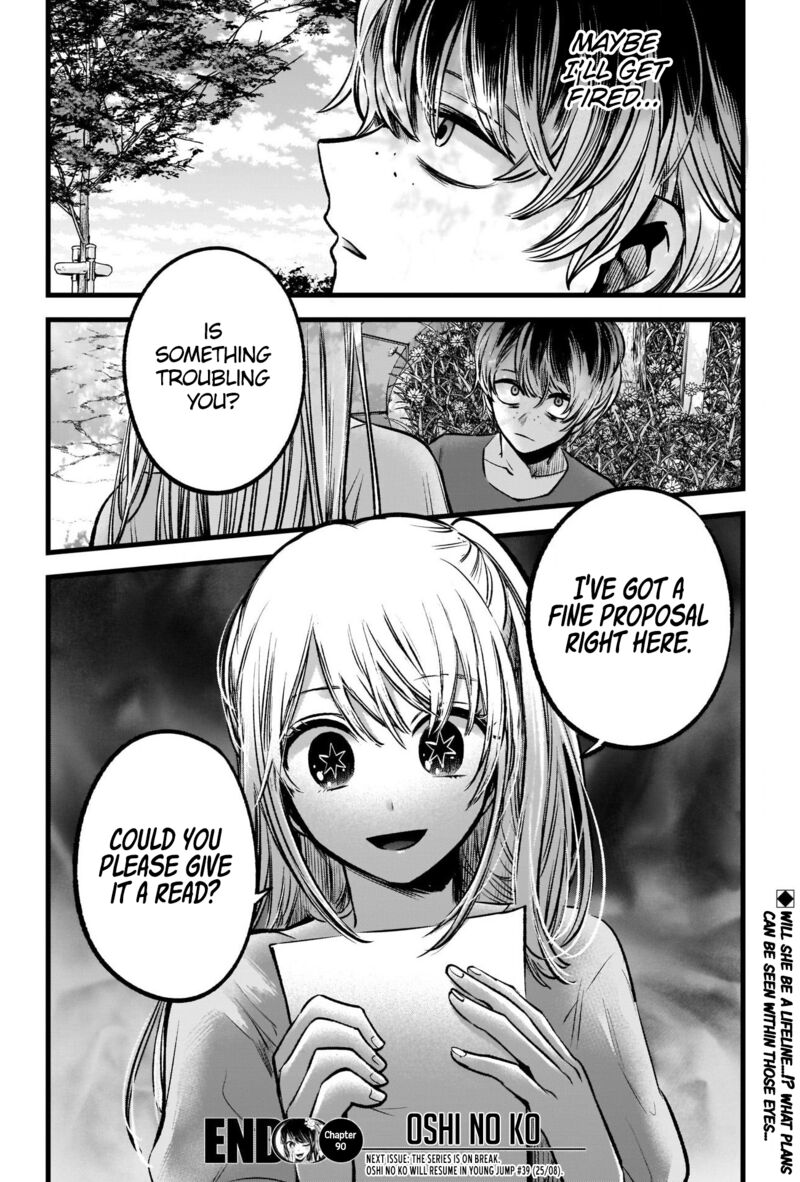 Oshi no Ko Chapter 90 page 18 - Chapter 90: Compliance