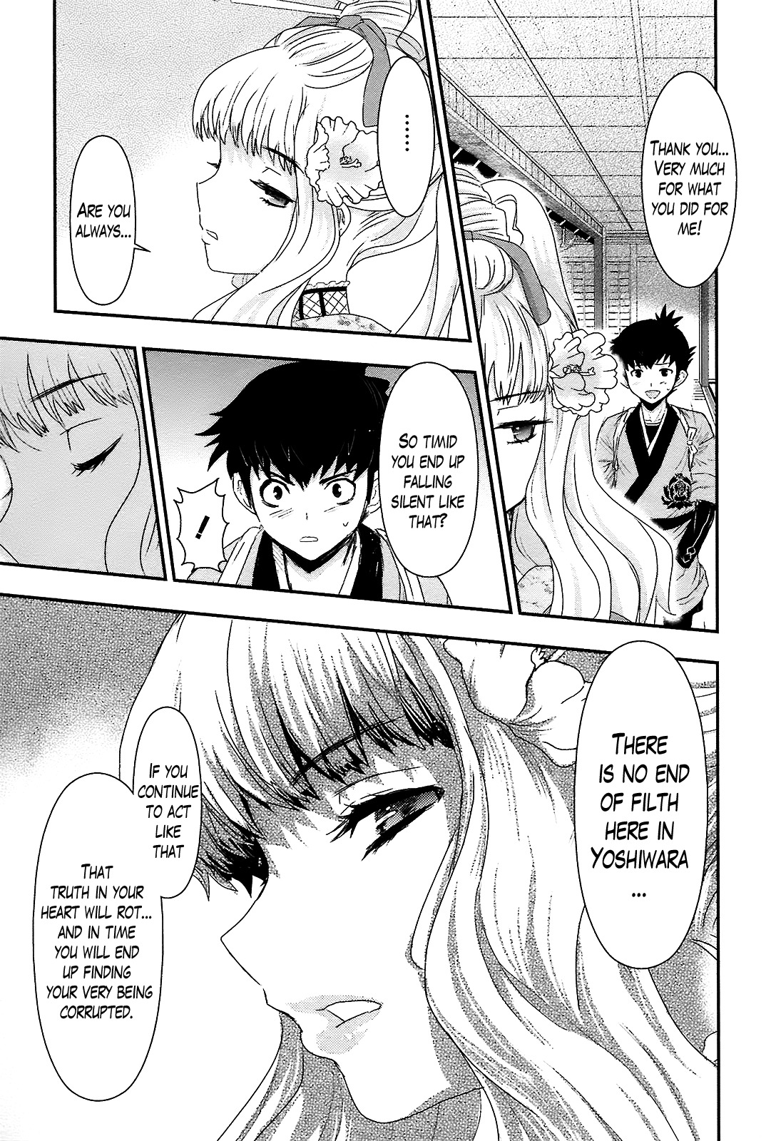Oshigerinanshi - Rouchou Tanten no Yotogibanashi Chapter 1 page 28 - Chapter 1: The Chick Hears the Caged Bird's Song [Part1]