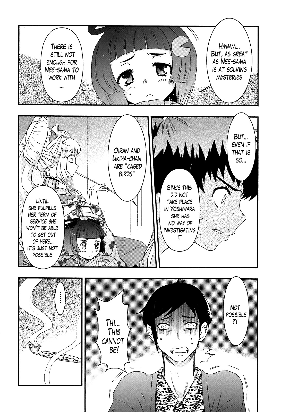 Oshigerinanshi - Rouchou Tanten no Yotogibanashi Chapter 1 page 48 - Chapter 1: The Chick Hears the Caged Bird's Song [Part1]