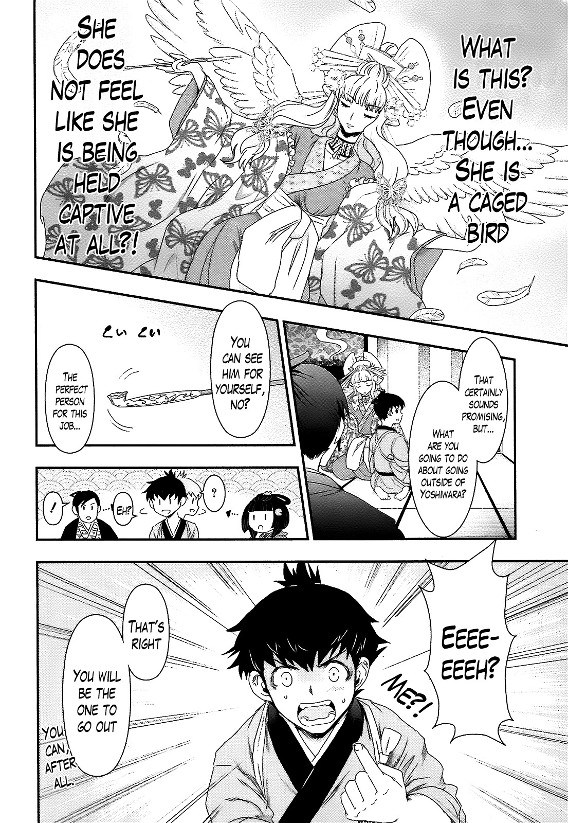 Oshigerinanshi - Rouchou Tanten no Yotogibanashi Chapter 1 page 51 - Chapter 1: The Chick Hears the Caged Bird's Song [Part1]
