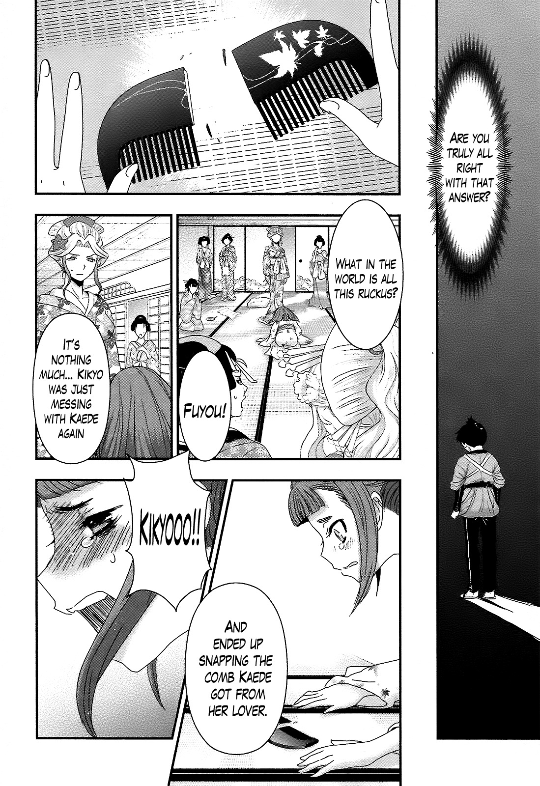 Oshigerinanshi - Rouchou Tanten no Yotogibanashi Chapter 4 page 28 - Chapter 4: The Chick Hears the Caged Bird's Song (Part 4)