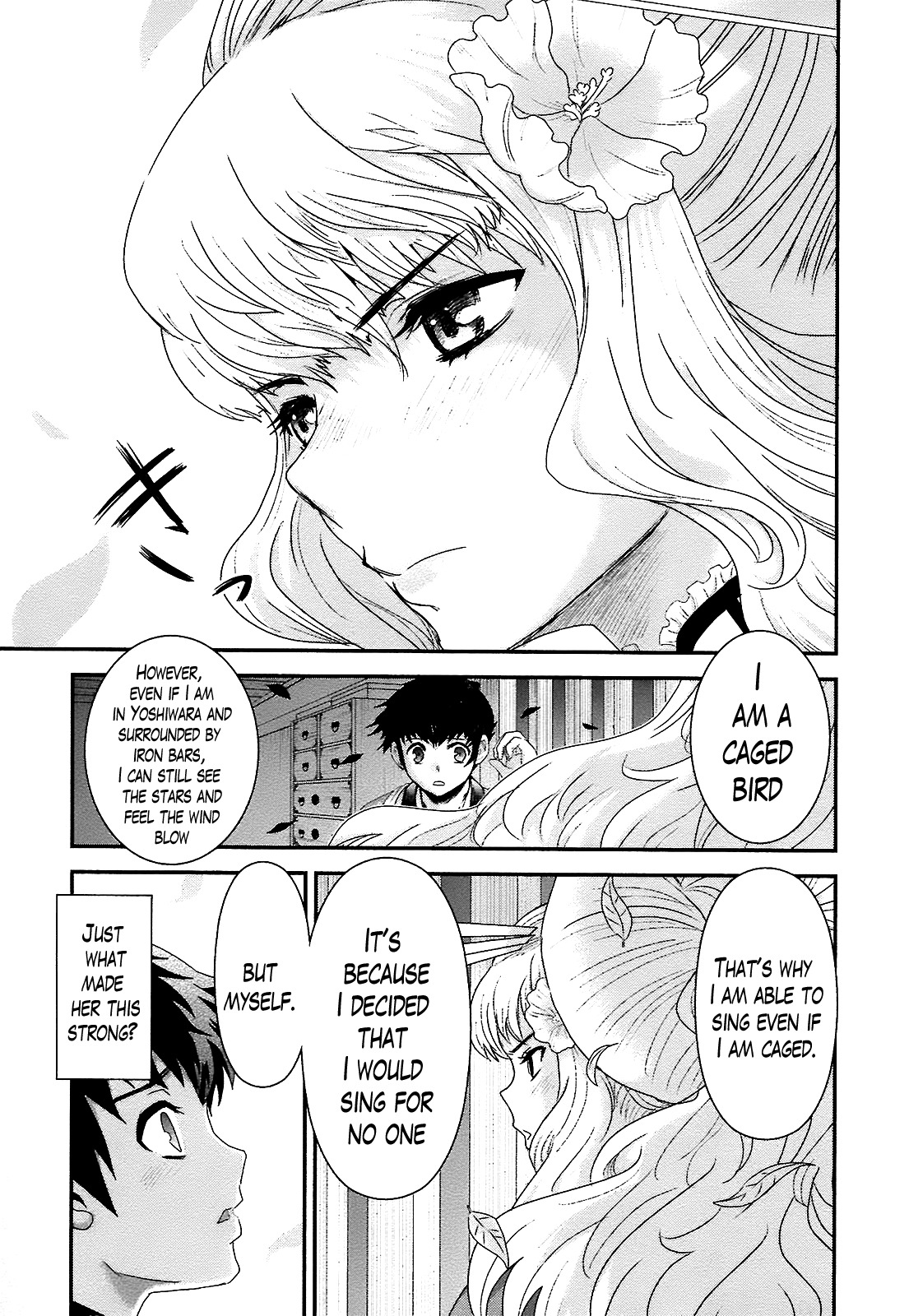 Oshigerinanshi - Rouchou Tanten no Yotogibanashi Chapter 5 page 16 - Chapter 5: The Chick Hears the Caged Bird's Song (Part 5)