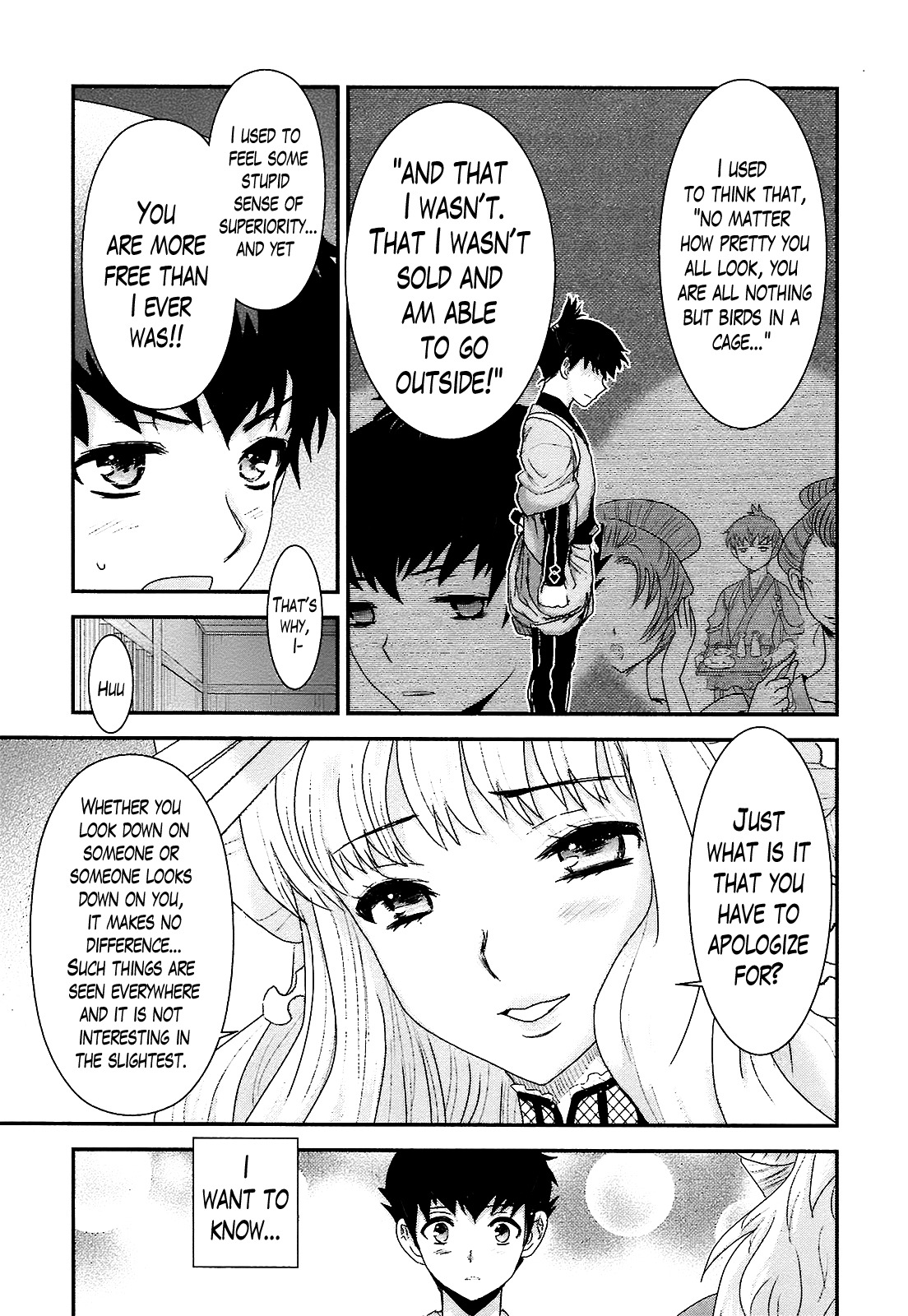 Oshigerinanshi - Rouchou Tanten no Yotogibanashi Chapter 5 page 18 - Chapter 5: The Chick Hears the Caged Bird's Song (Part 5)