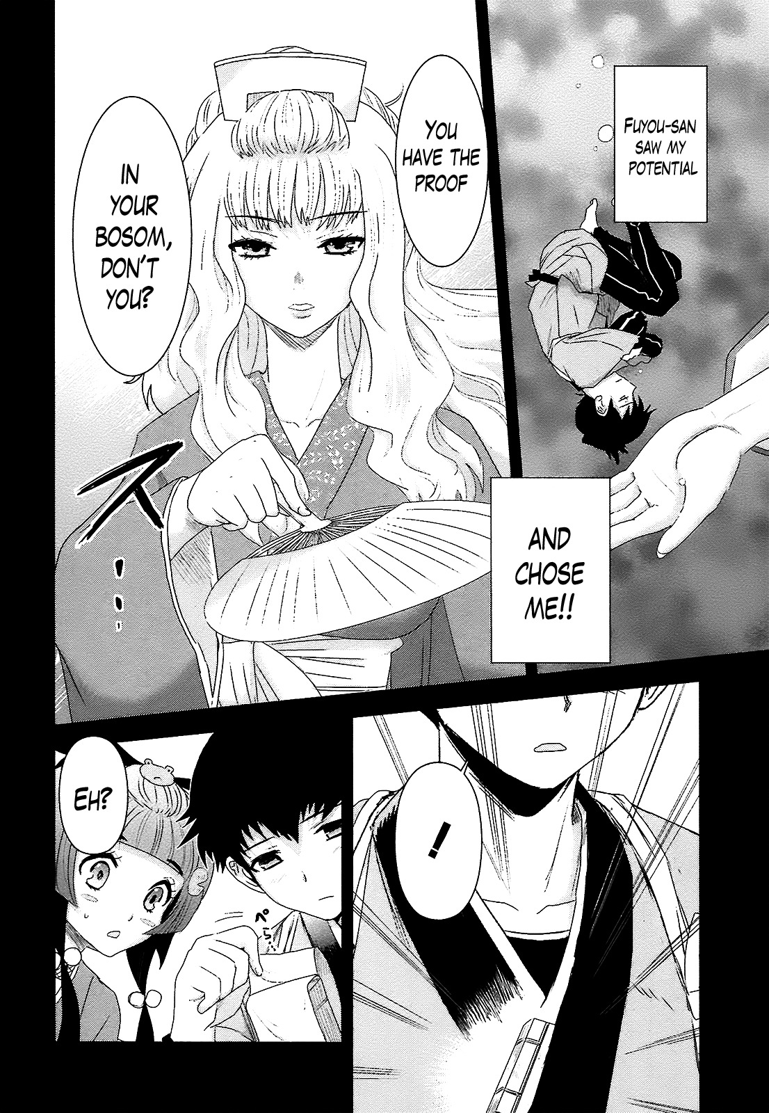 Oshigerinanshi - Rouchou Tanten no Yotogibanashi Chapter 6 page 8 - Chapter 6: The Chick Hears the Caged Bird's Song (Part 6)