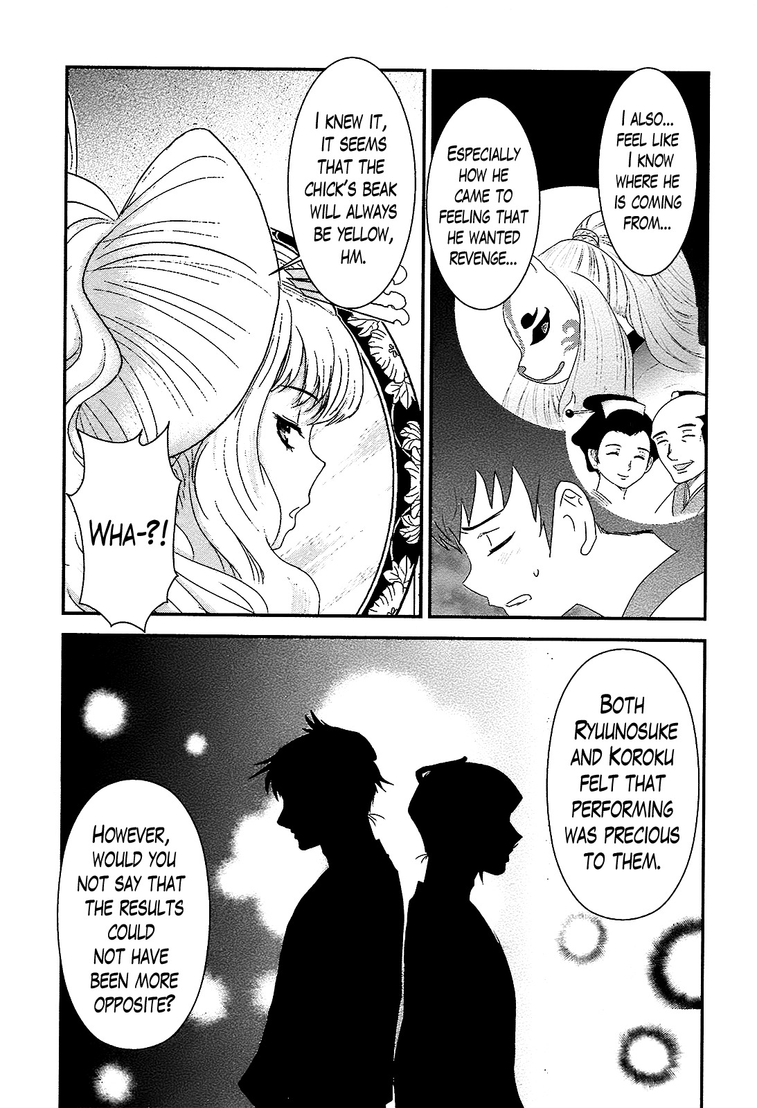 Oshigerinanshi - Rouchou Tanten no Yotogibanashi Chapter 7 page 23 - Chapter 7: The Chick Hears the Caged Bird's Song (Part 7)