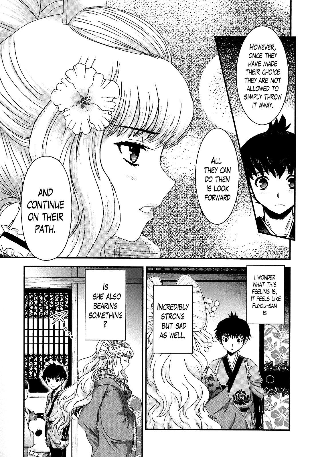 Oshigerinanshi - Rouchou Tanten no Yotogibanashi Chapter 7 page 25 - Chapter 7: The Chick Hears the Caged Bird's Song (Part 7)