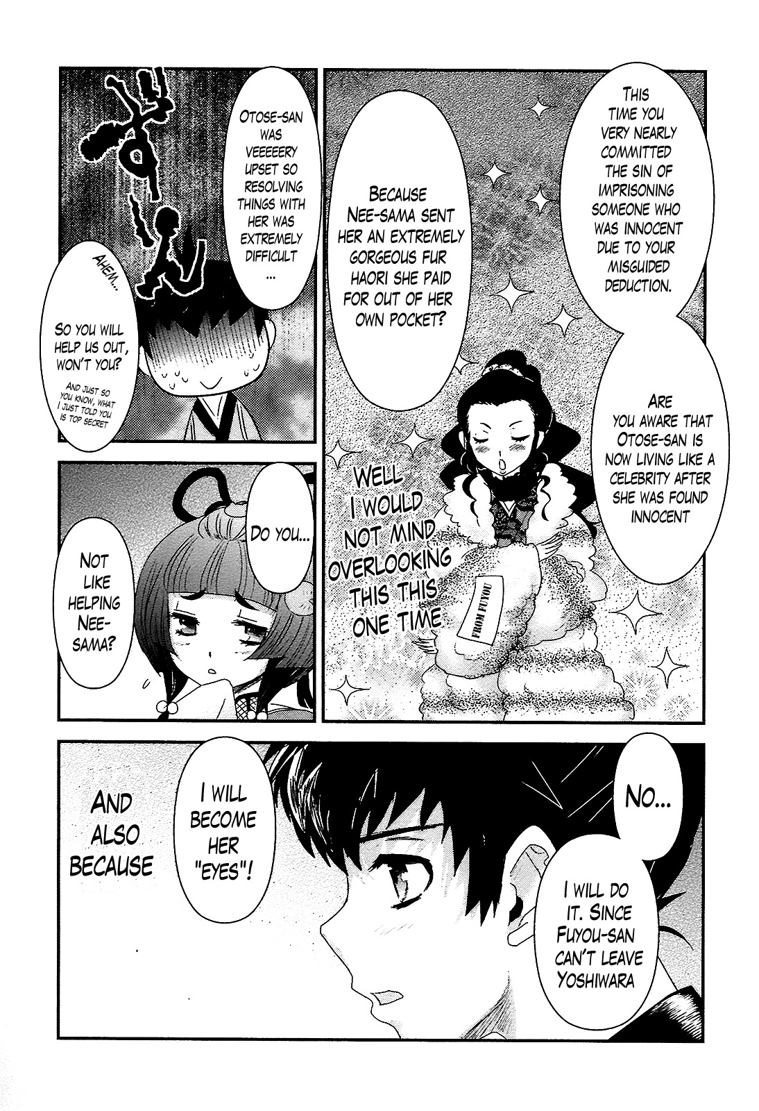 Oshigerinanshi - Rouchou Tanten no Yotogibanashi Chapter 7 page 27 - Chapter 7: The Chick Hears the Caged Bird's Song (Part 7)