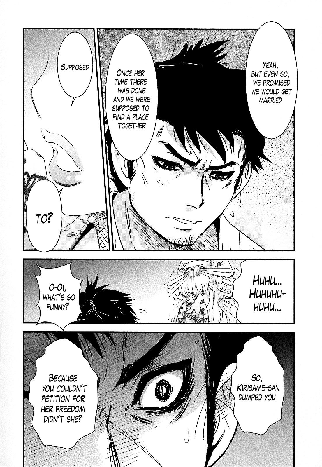 Oshigerinanshi - Rouchou Tanten no Yotogibanashi Chapter 8 page 29 - Chapter 8: The Caged Bird Puts Her Virginity on the Line Against a Wounded Lion (Part 1)