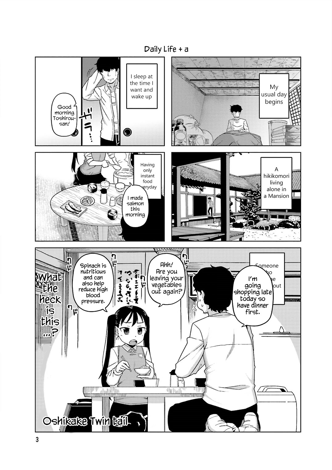 Oshikake twin tail Chapter 1 page 5 - Chapter 1: Daily life a+