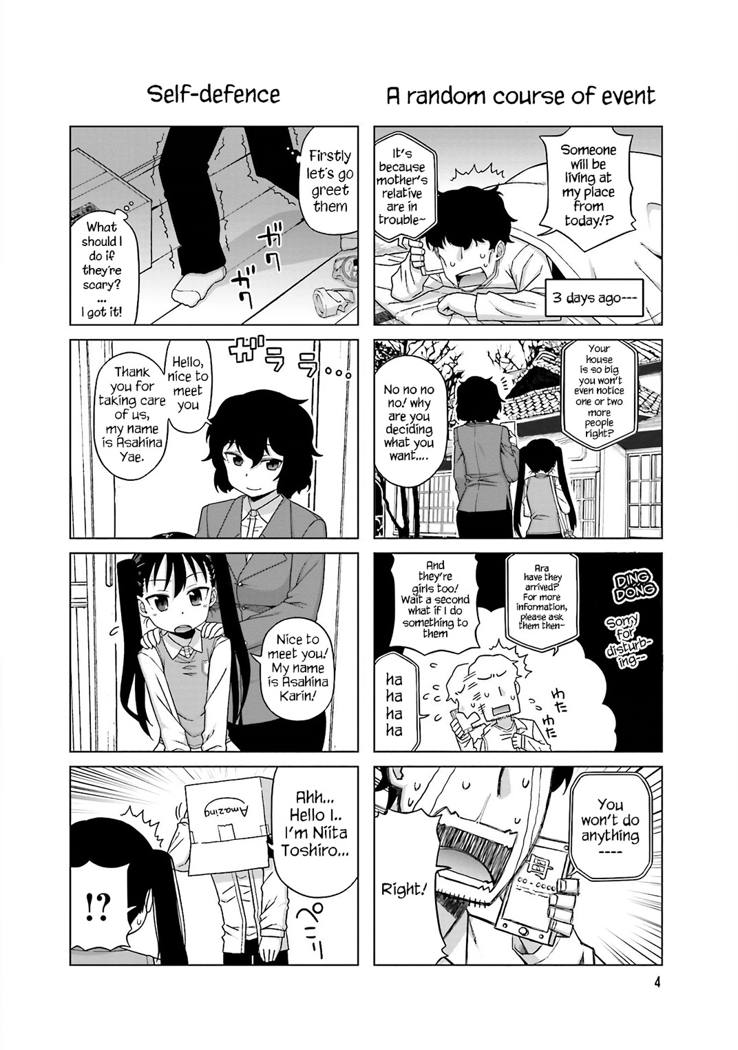 Oshikake twin tail Chapter 2 page 1 - Chapter 2: Self-Defence