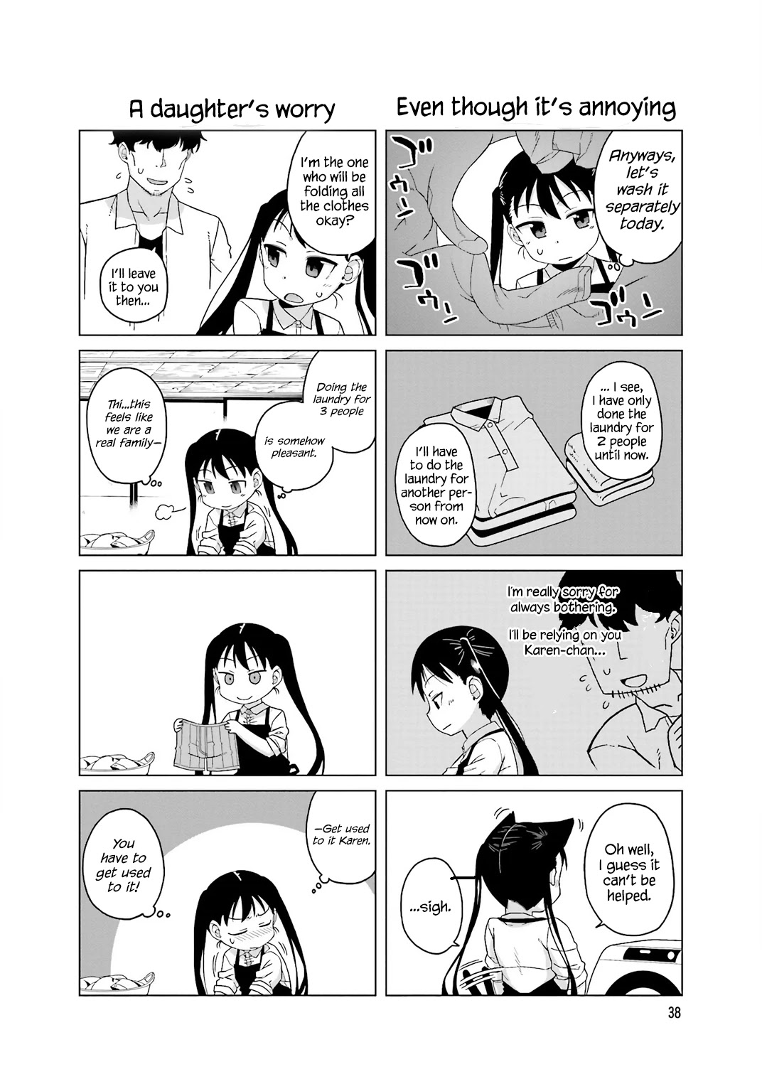 Oshikake twin tail Chapter 36 page 1 - Chapter 36: A daughter’s worry