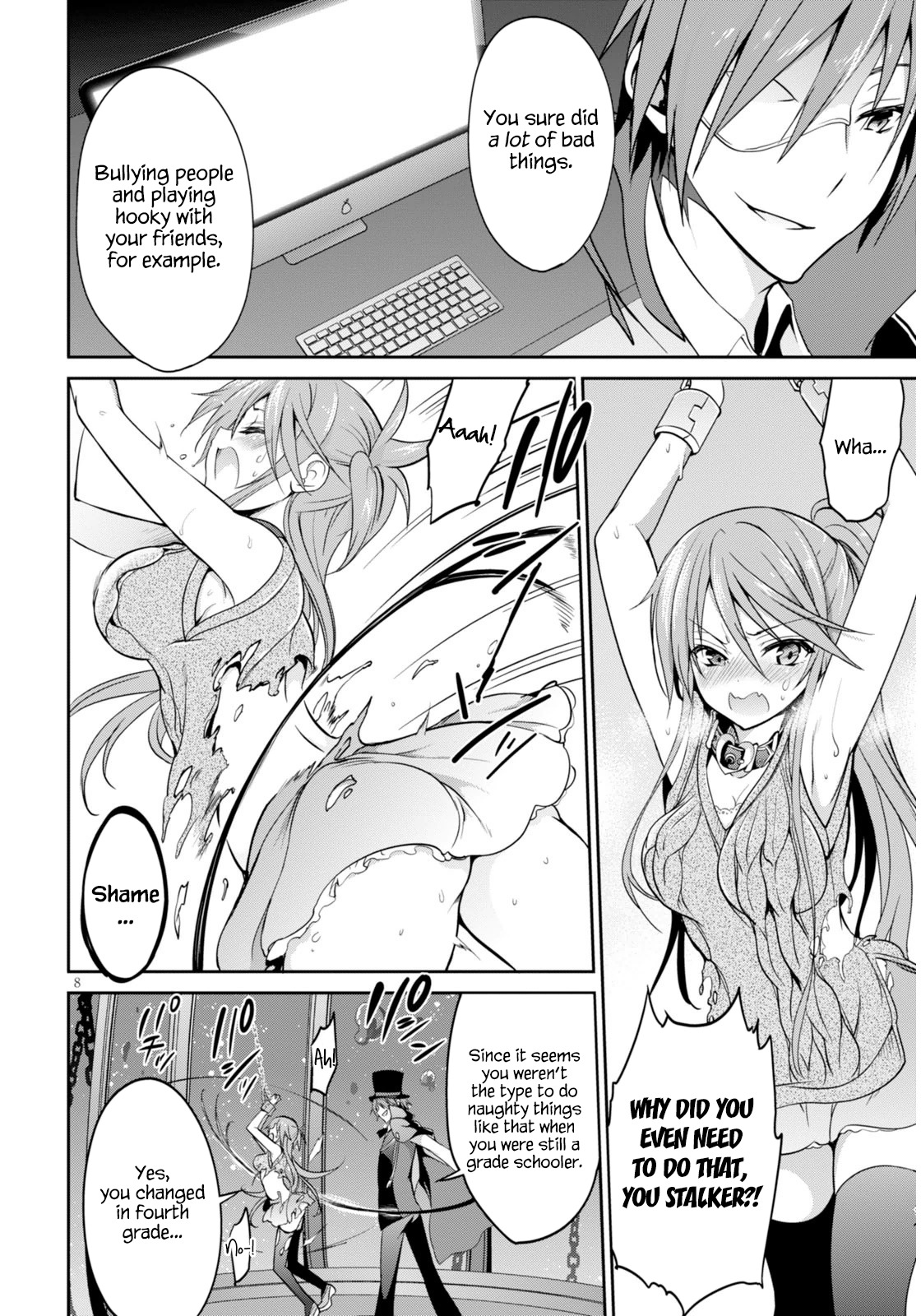 Oshioki X-Cute Chapter 3 page 9 - Chapter 3: Silent Sky Part 2