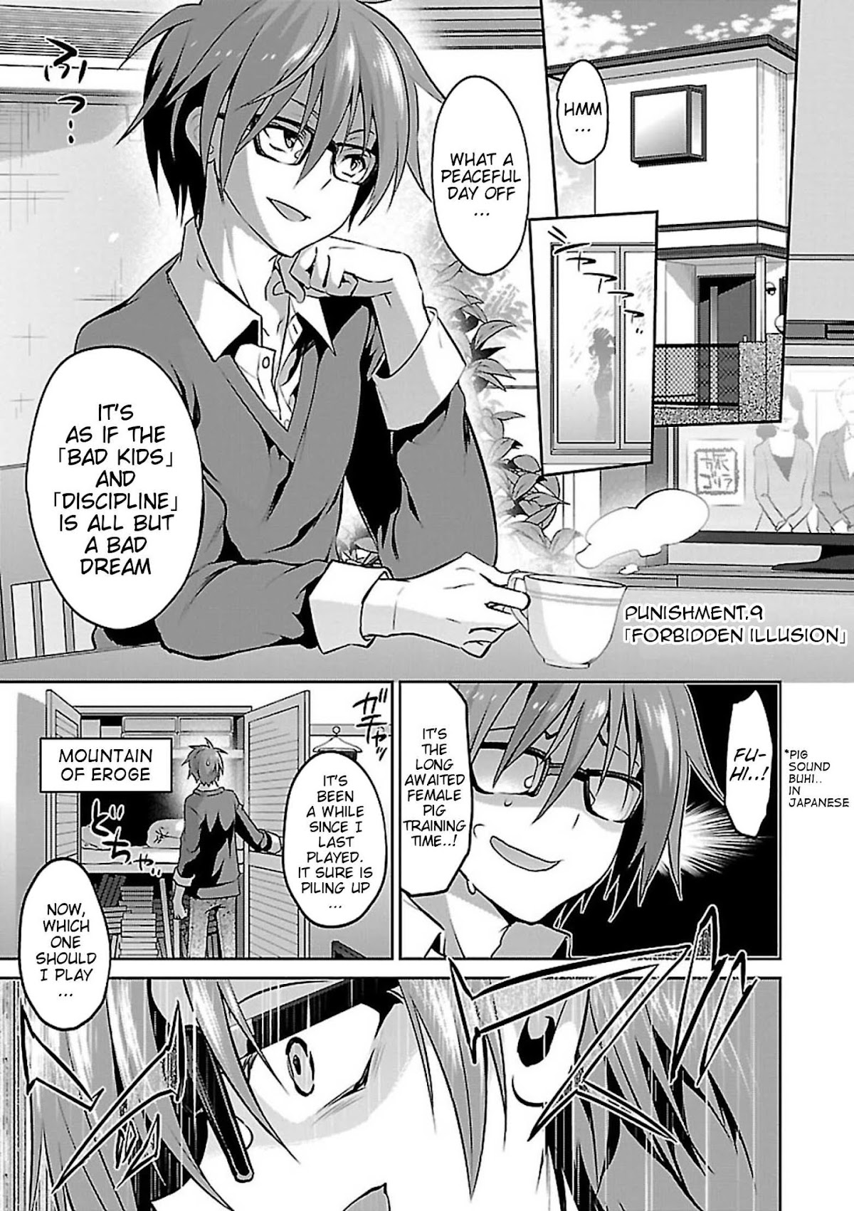 Oshioki X-Cute Chapter 9 page 2 - Chapter 9: Forbidden Illusion