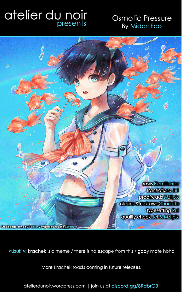 Osmotic Pressure Chapter 0 page 1 - Chapter 0 : [Oneshot]