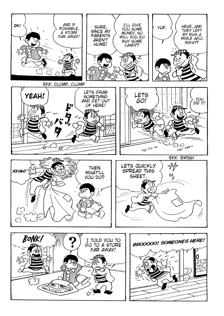 Osomatsu-kun Chapter 1.2 page 12 - Chapter 1 v2 : Burglers Surprised by Sextuplets!