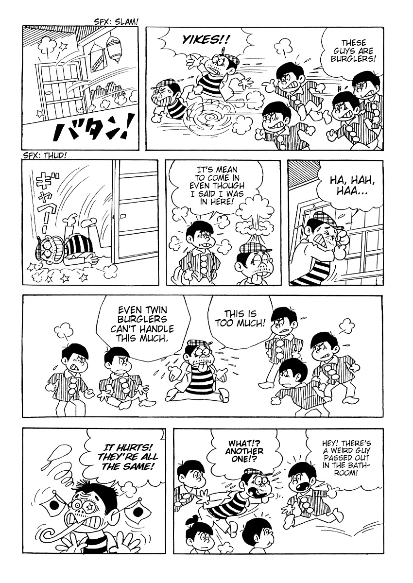Osomatsu-kun Chapter 1.2 page 14 - Chapter 1 v2 : Burglers Surprised by Sextuplets!