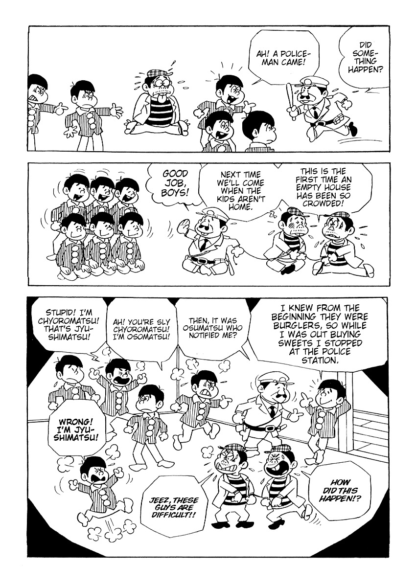 Osomatsu-kun Chapter 1.2 page 15 - Chapter 1 v2 : Burglers Surprised by Sextuplets!