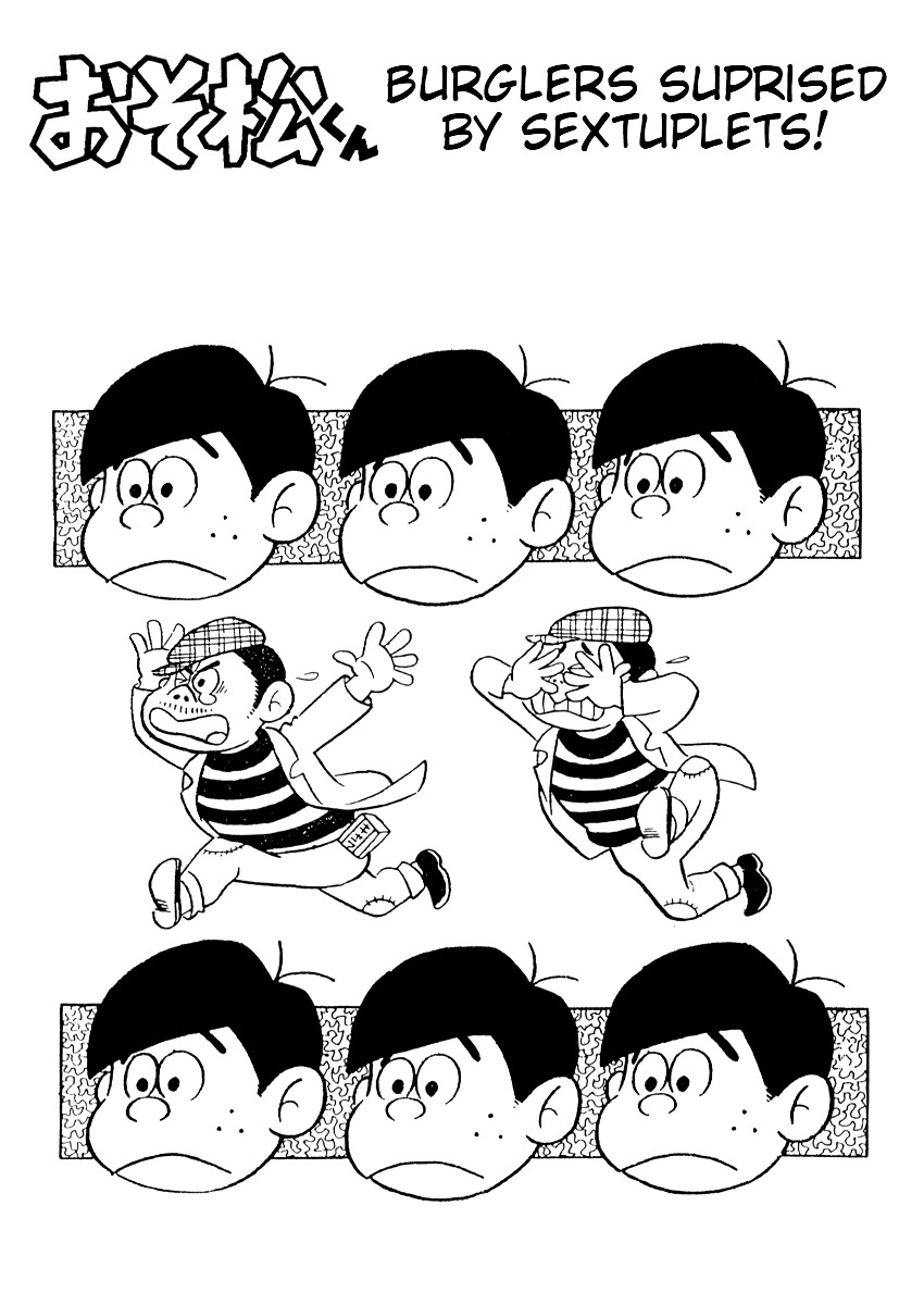 Osomatsu-kun Chapter 1.2 page 6 - Chapter 1 v2 : Burglers Surprised by Sextuplets!