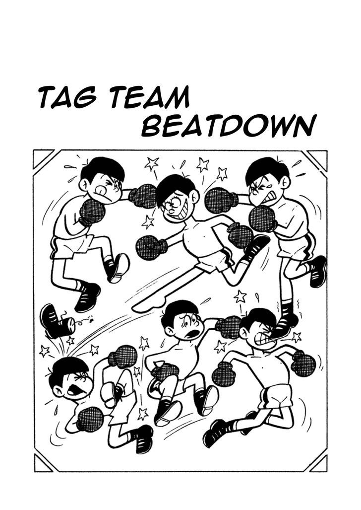 Osomatsu-kun Chapter 10 page 1 - Chapter 10 : Tag Team Beatdown