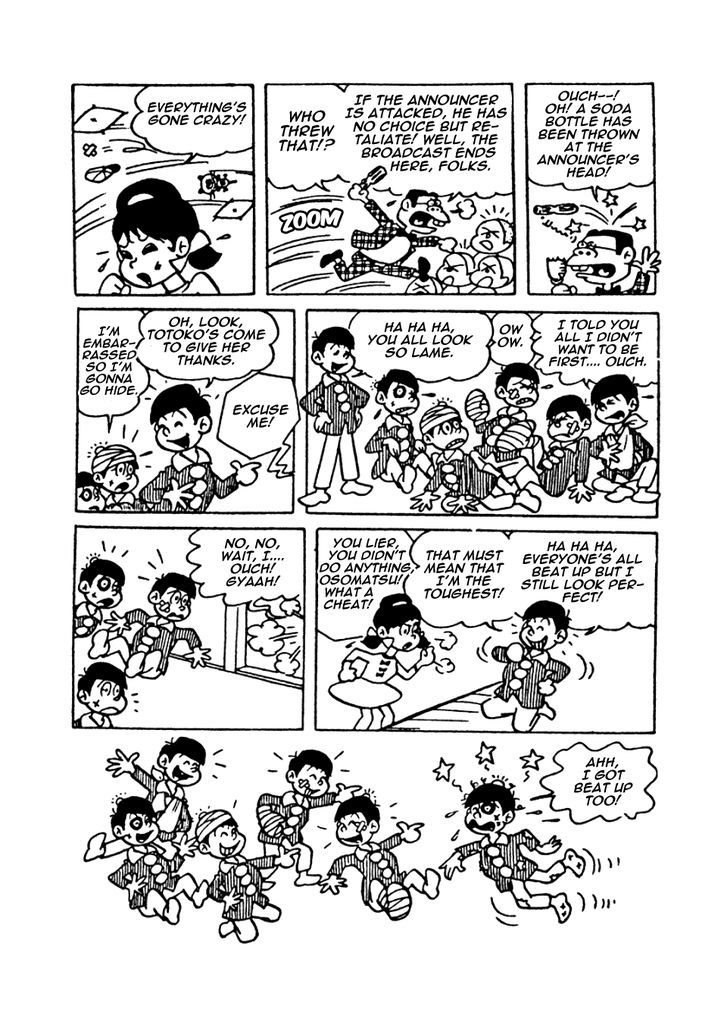 Osomatsu-kun Chapter 10 page 11 - Chapter 10 : Tag Team Beatdown