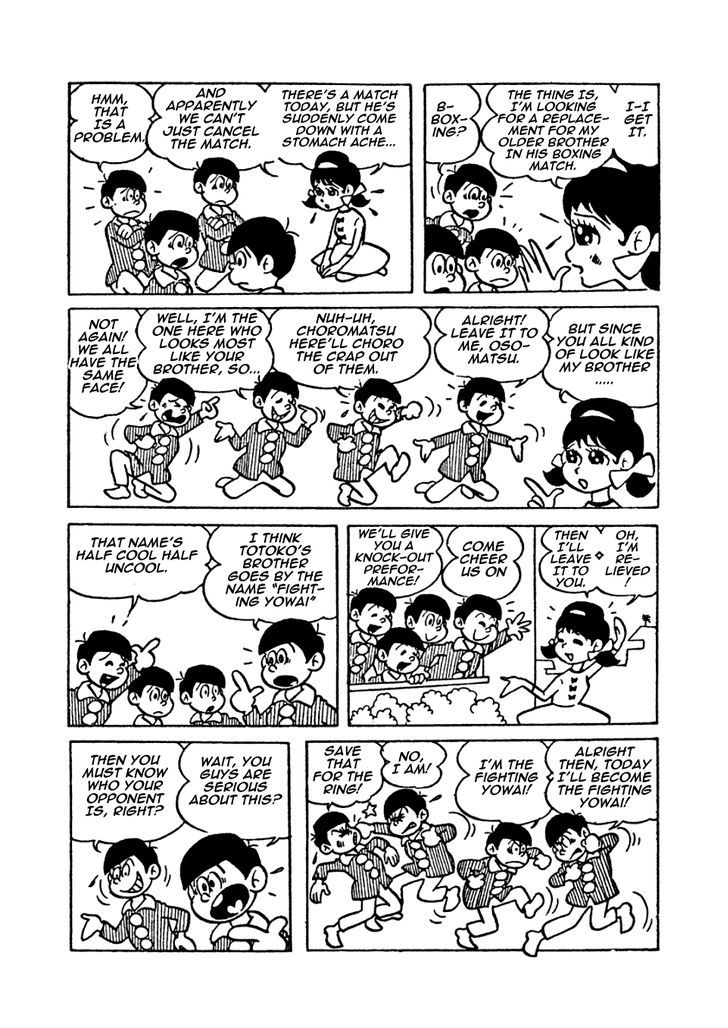 Osomatsu-kun Chapter 10 page 3 - Chapter 10 : Tag Team Beatdown