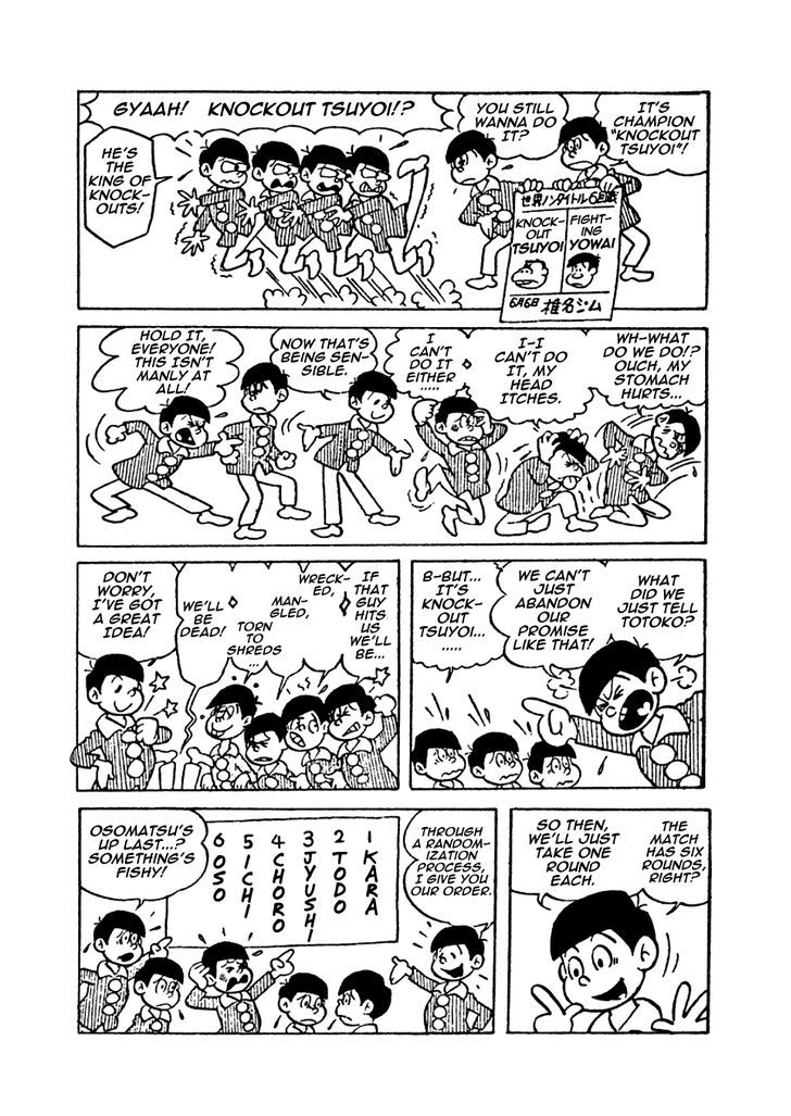 Osomatsu-kun Chapter 10 page 4 - Chapter 10 : Tag Team Beatdown